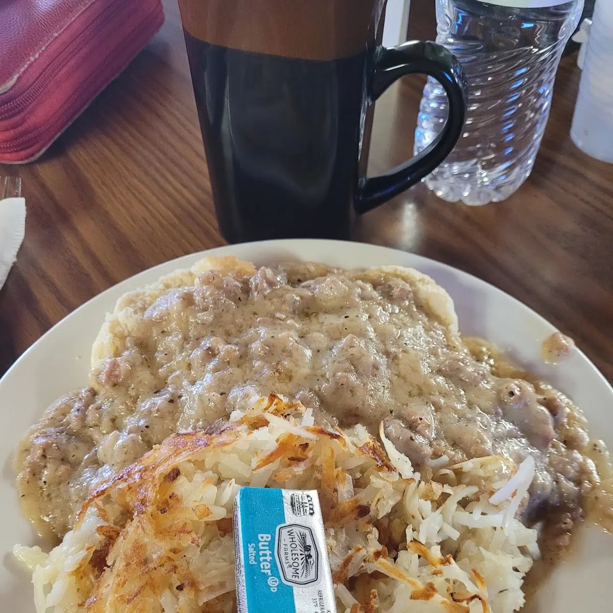 Biscuits and Sausage Gravy Homemade Biscuits