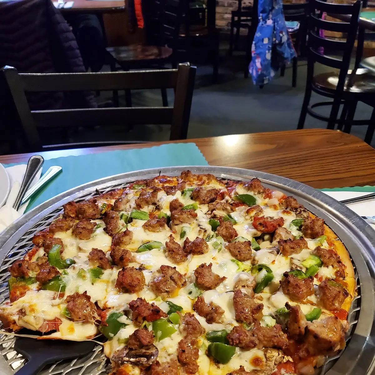 Loaded Thin Crust Pizza