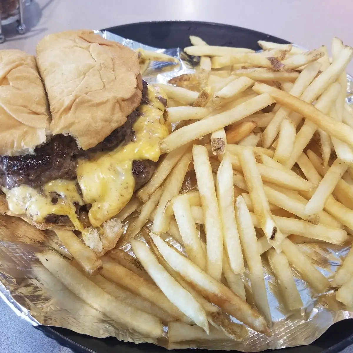 Double Cheeseburger with Fries