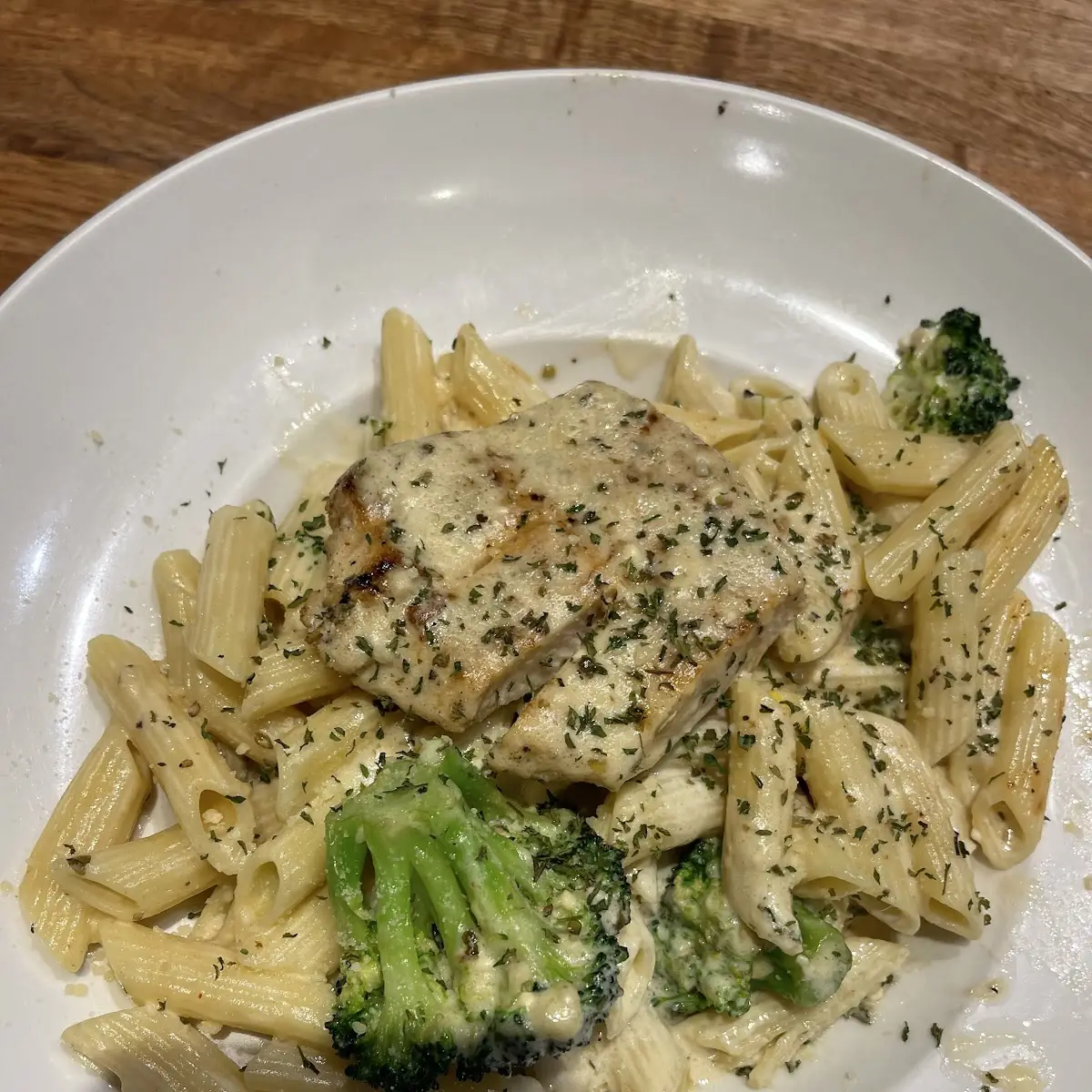 Grilled Chicken Alfredo