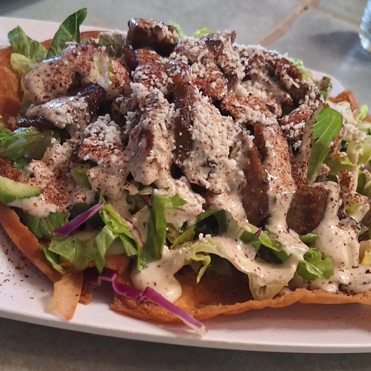 Salad with Gyro Meat
