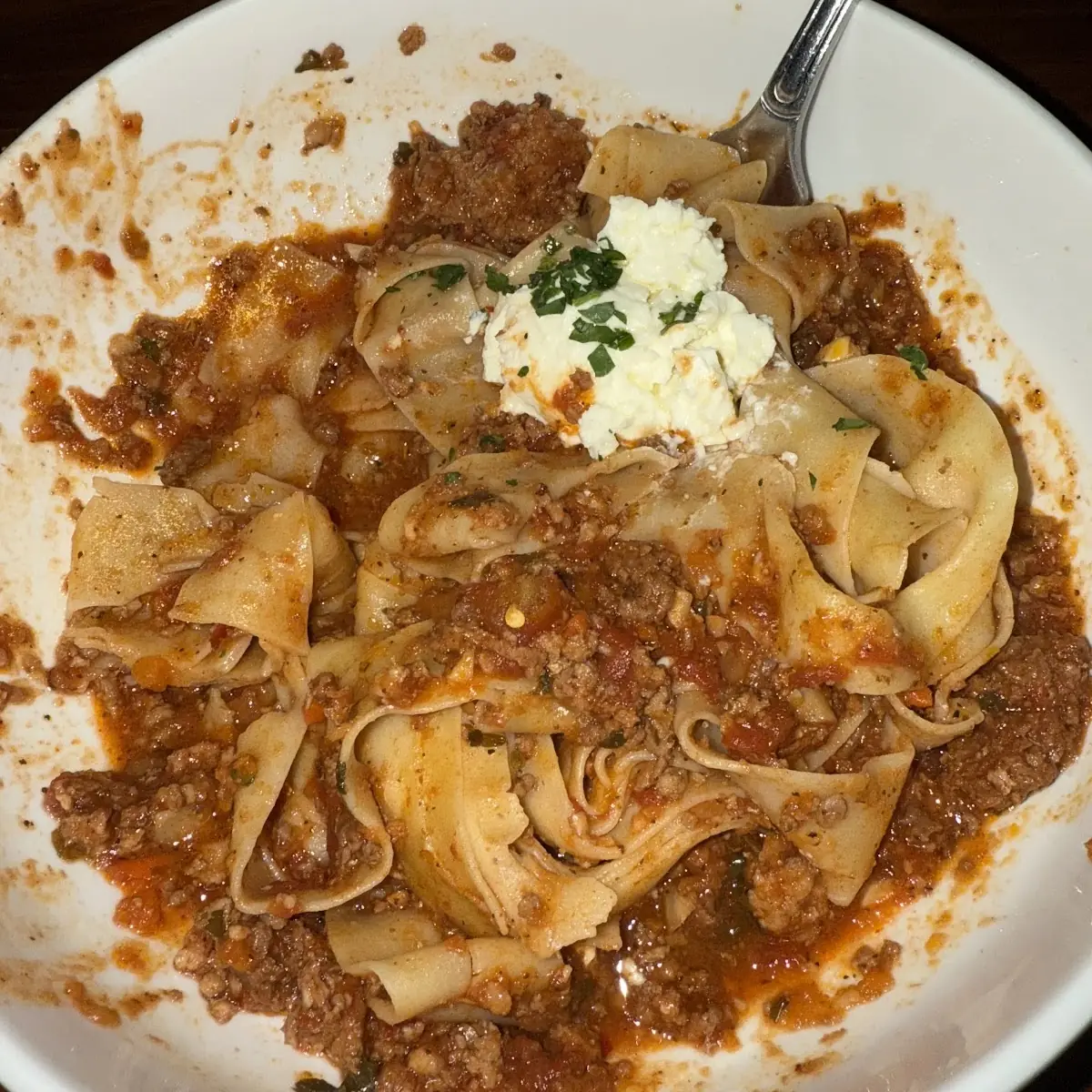 Short Rib Ragu Pasta