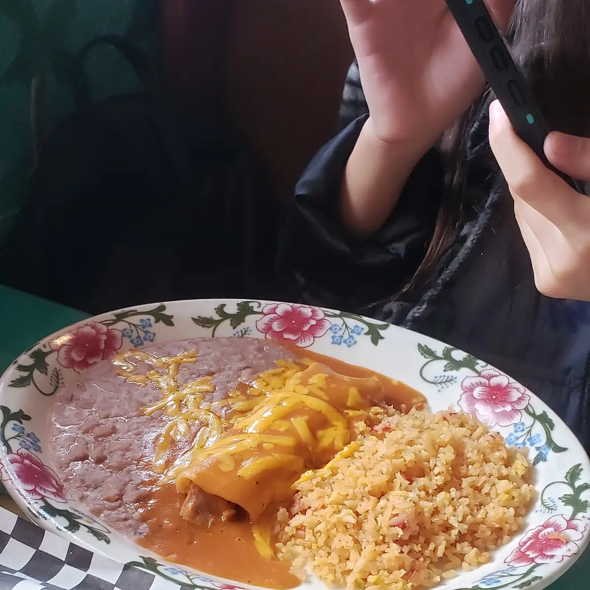 Beef Tamale Beans & Rice