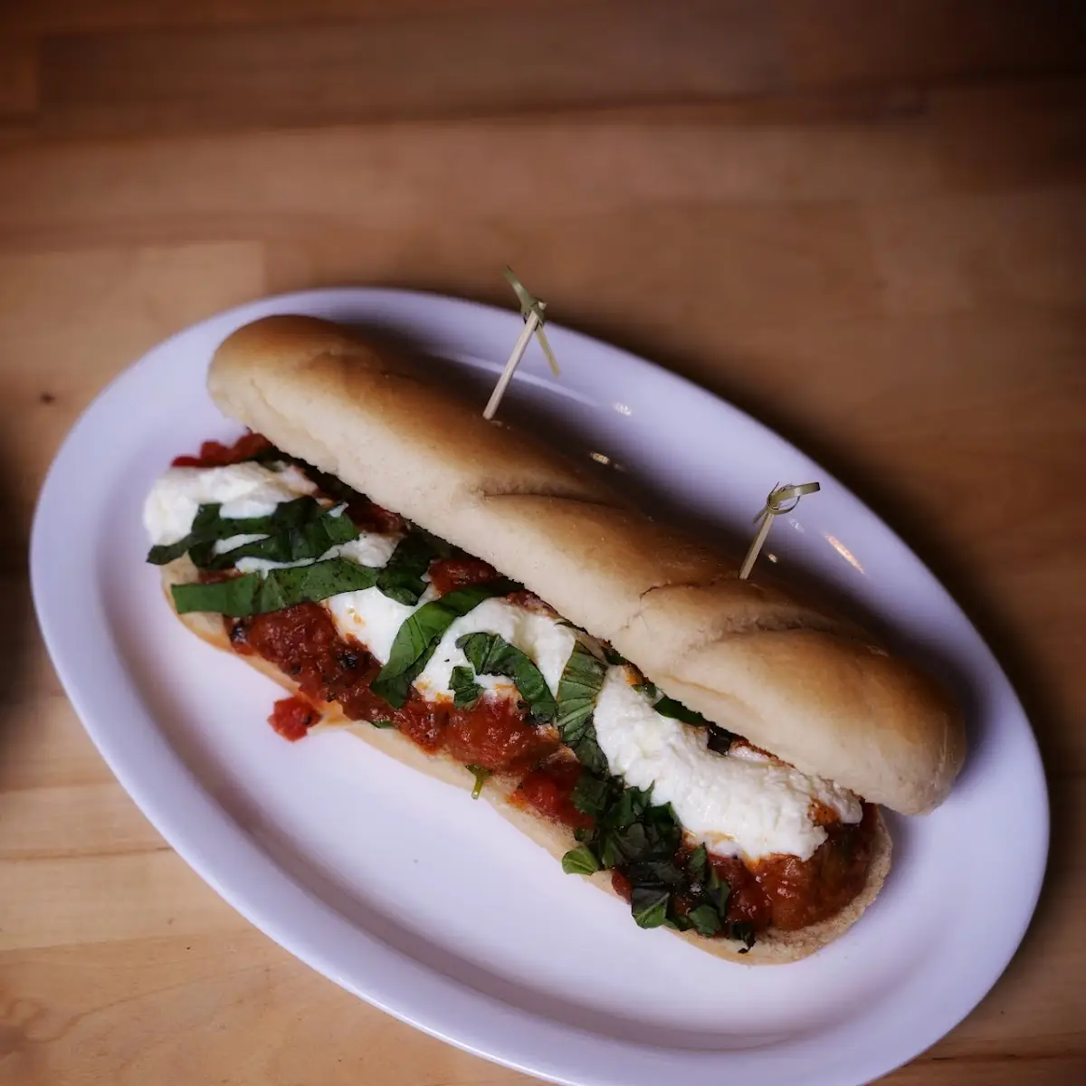 Ricotta Meatball Sandwich