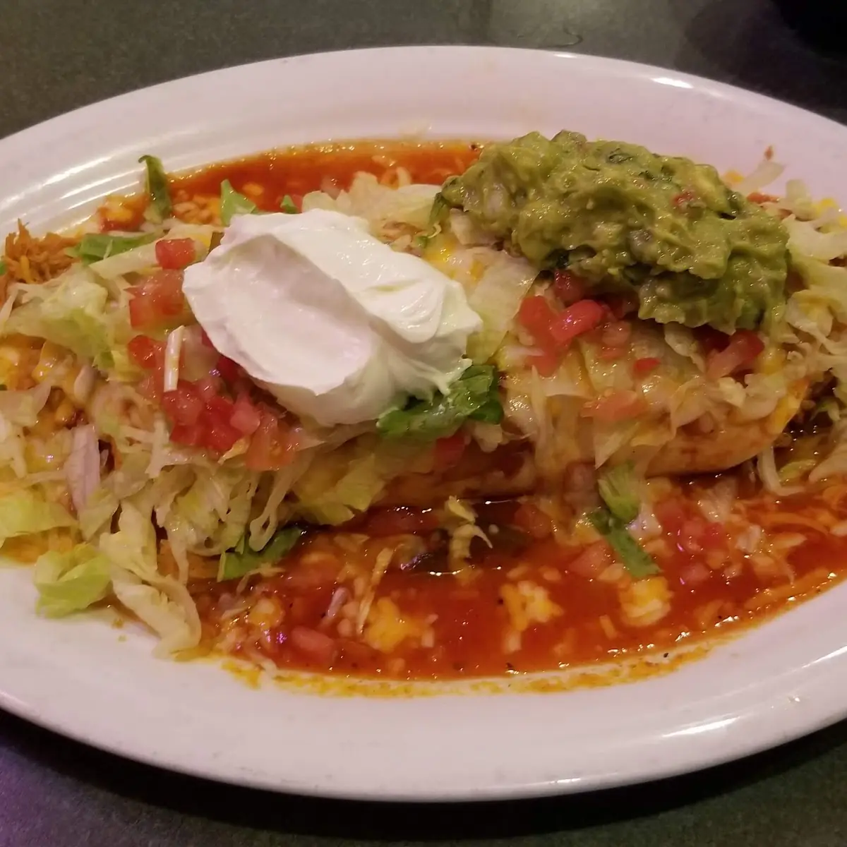 Chicken Burrito Deluxe