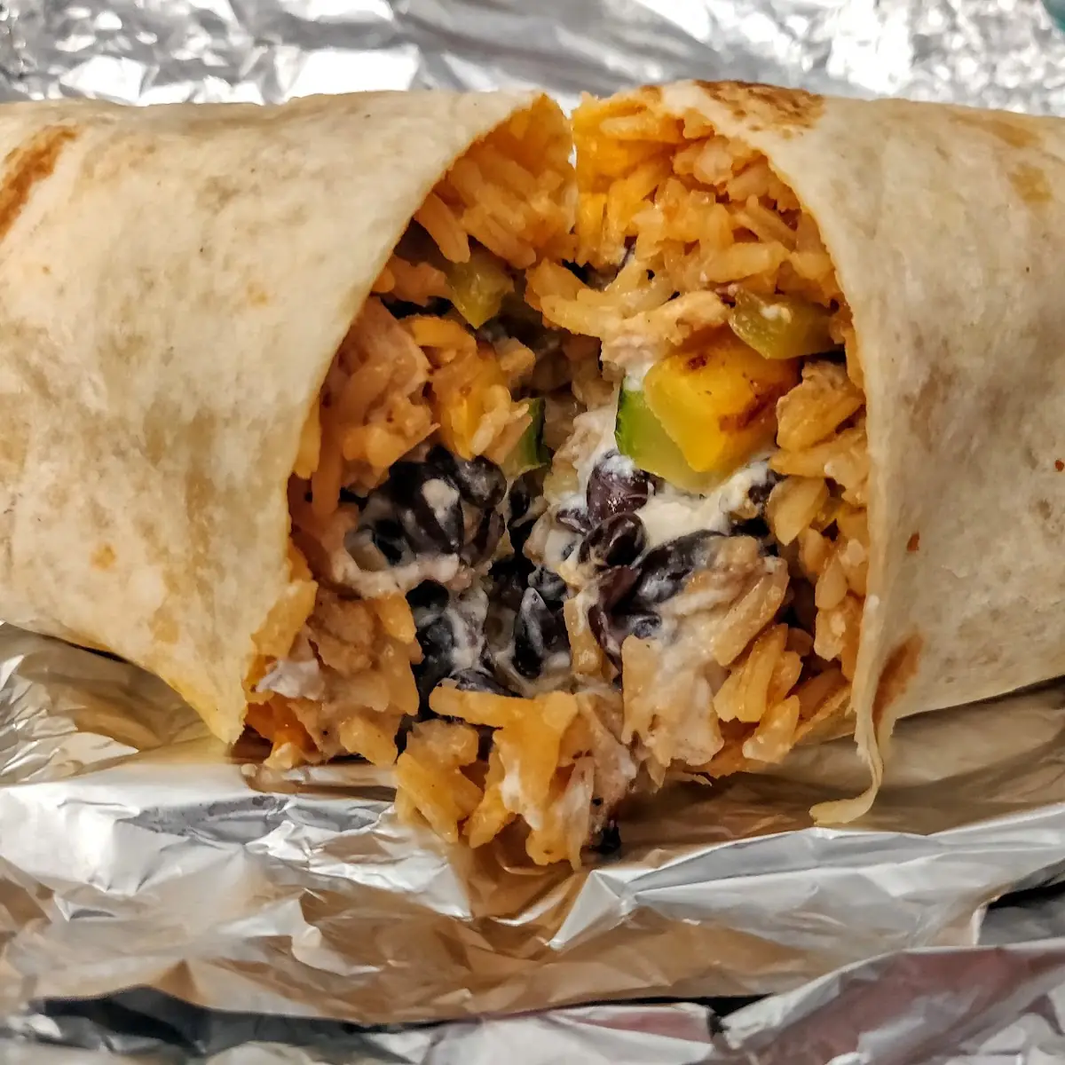 Cajun Chicken Burrito