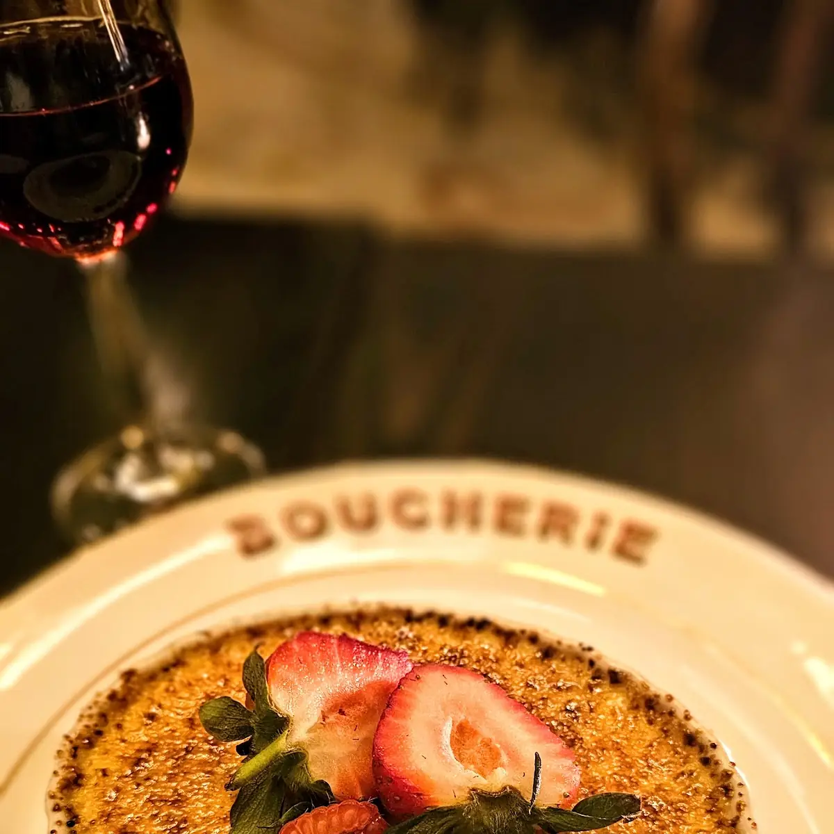 Crème Brûlée with Fresh Berries