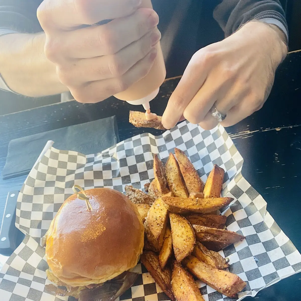 Beer and Bacon Burger
