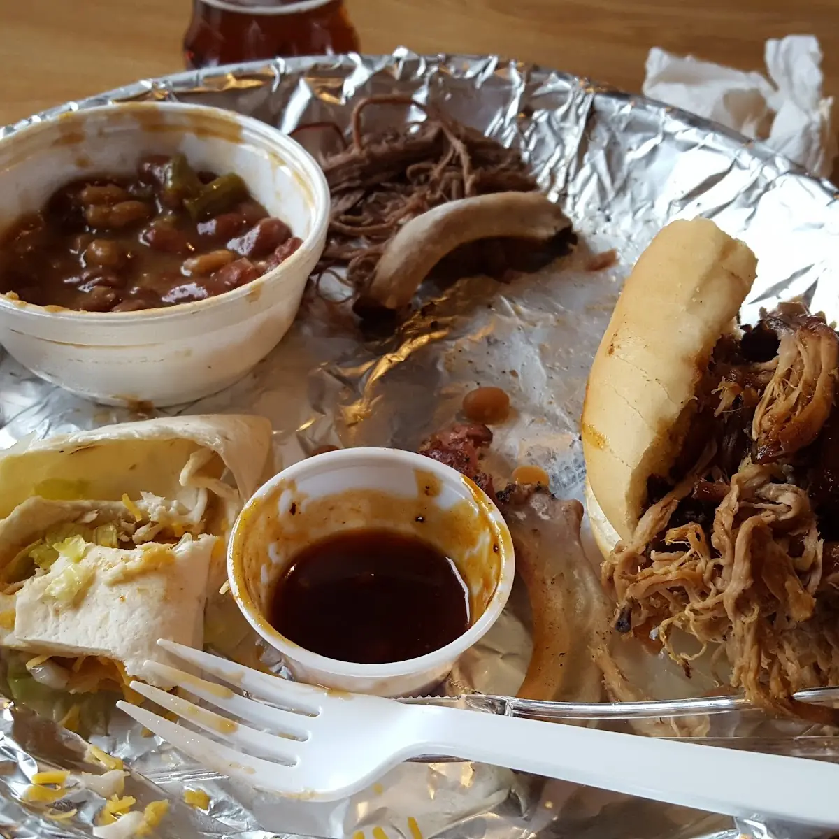 Pulled Brisket Wrap