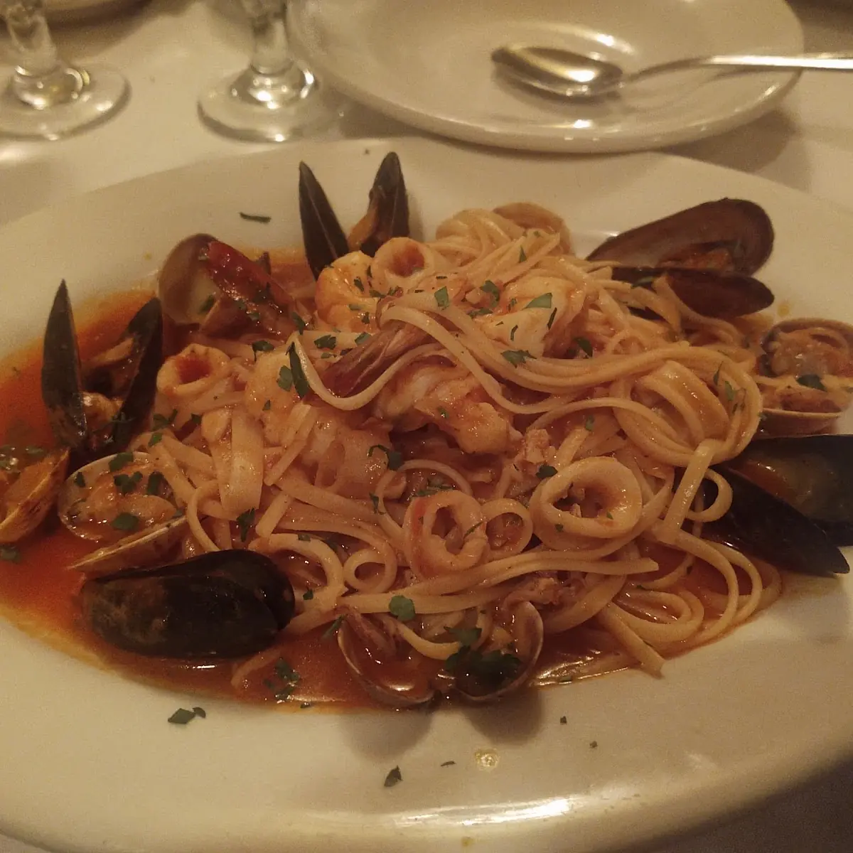 Linguini Seafood Combo