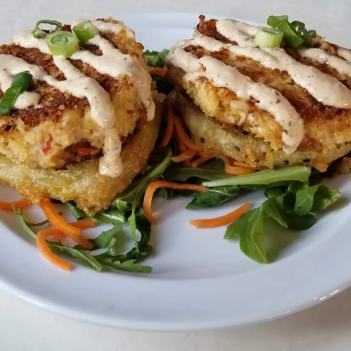 Crawfish & Crab Cake Benedict-Ish