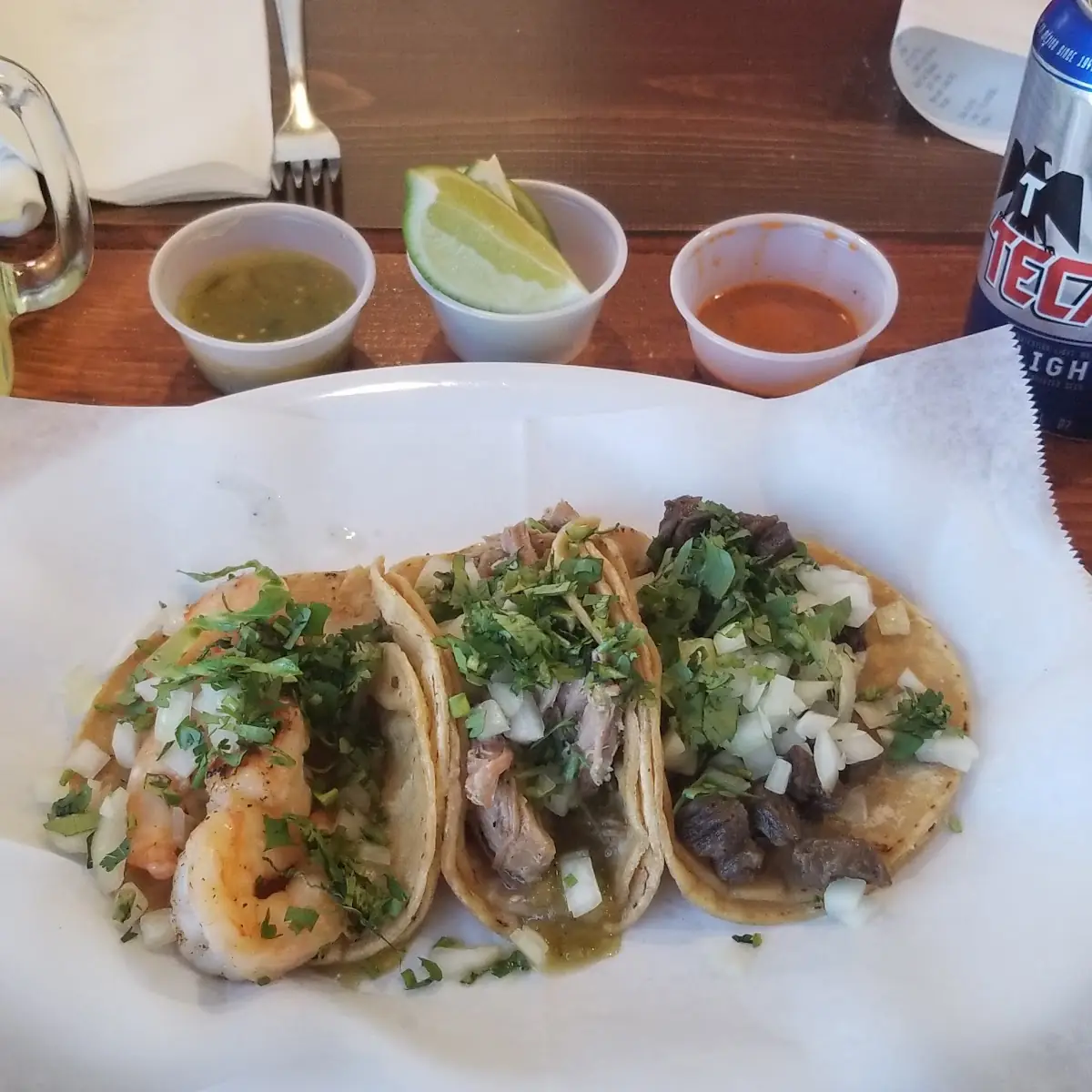 Shrimp Pork Stew and Asada Taco