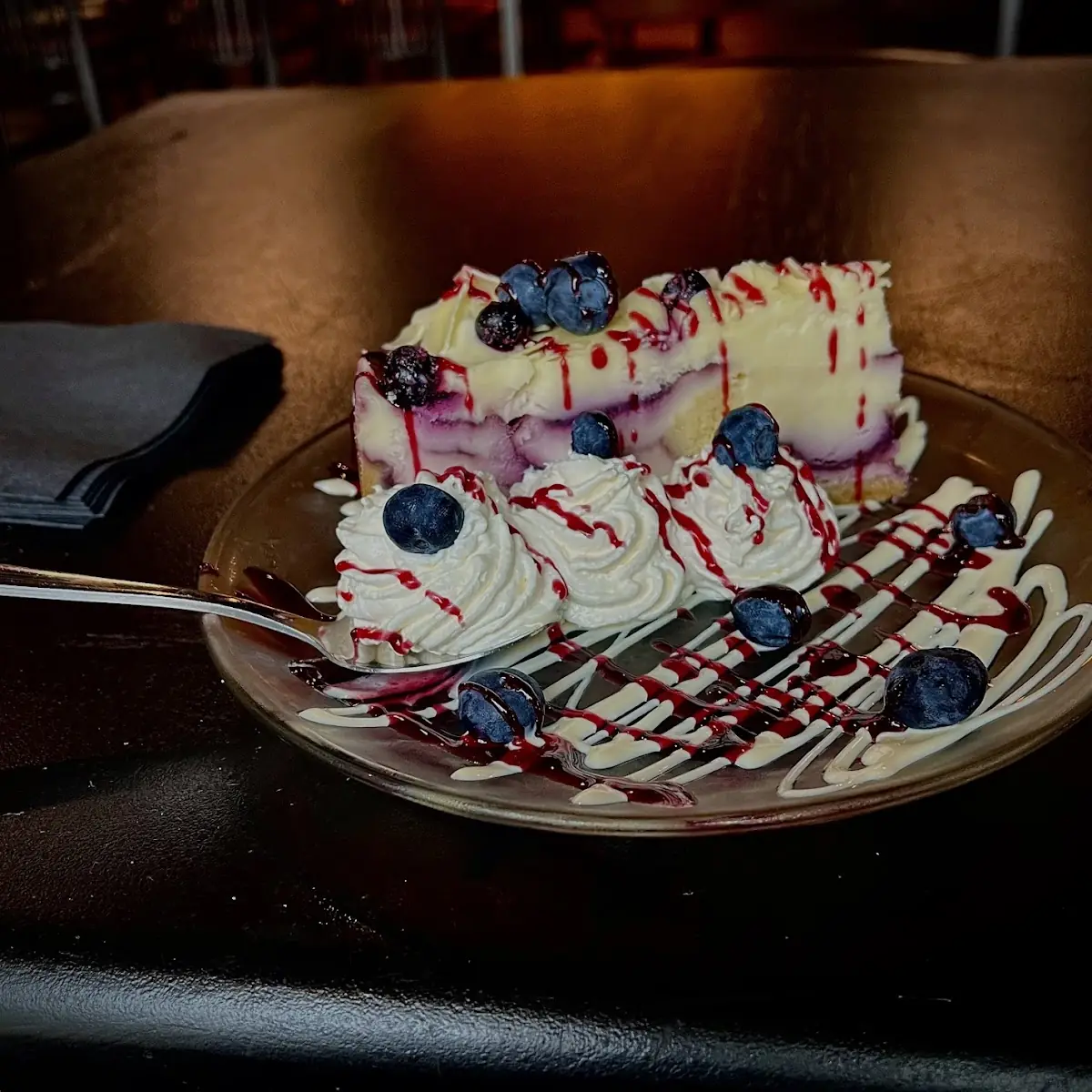 Blueberry Cobbler Cheesecake