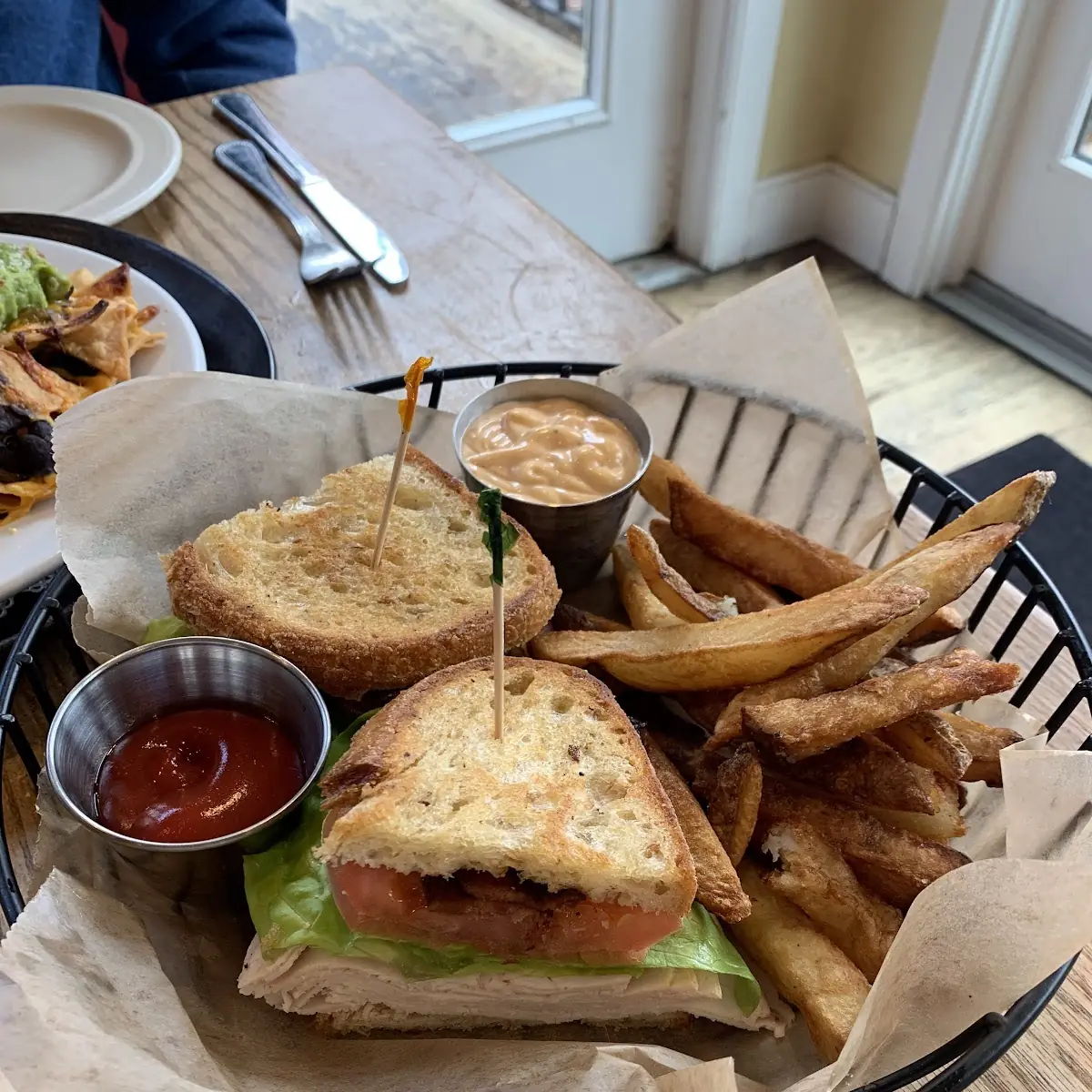 Turkey blt on Sourdough