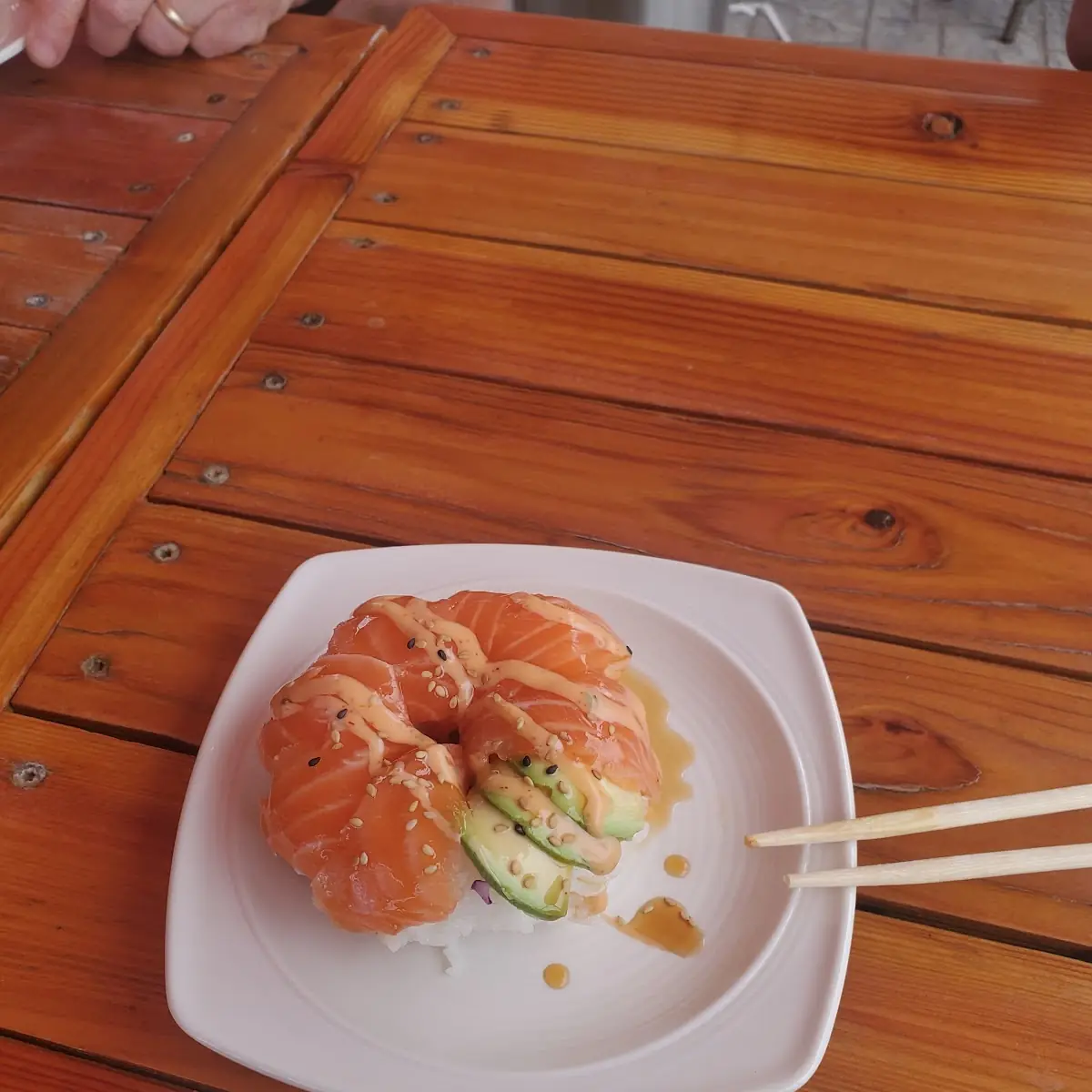 Salmon Sushi Donut
