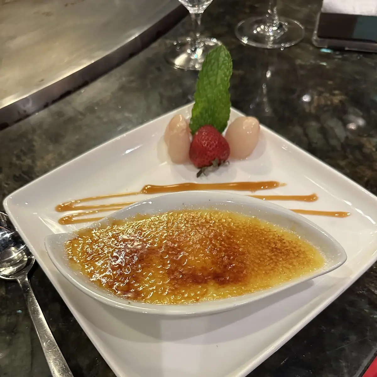 Lychee Crème Brûlée