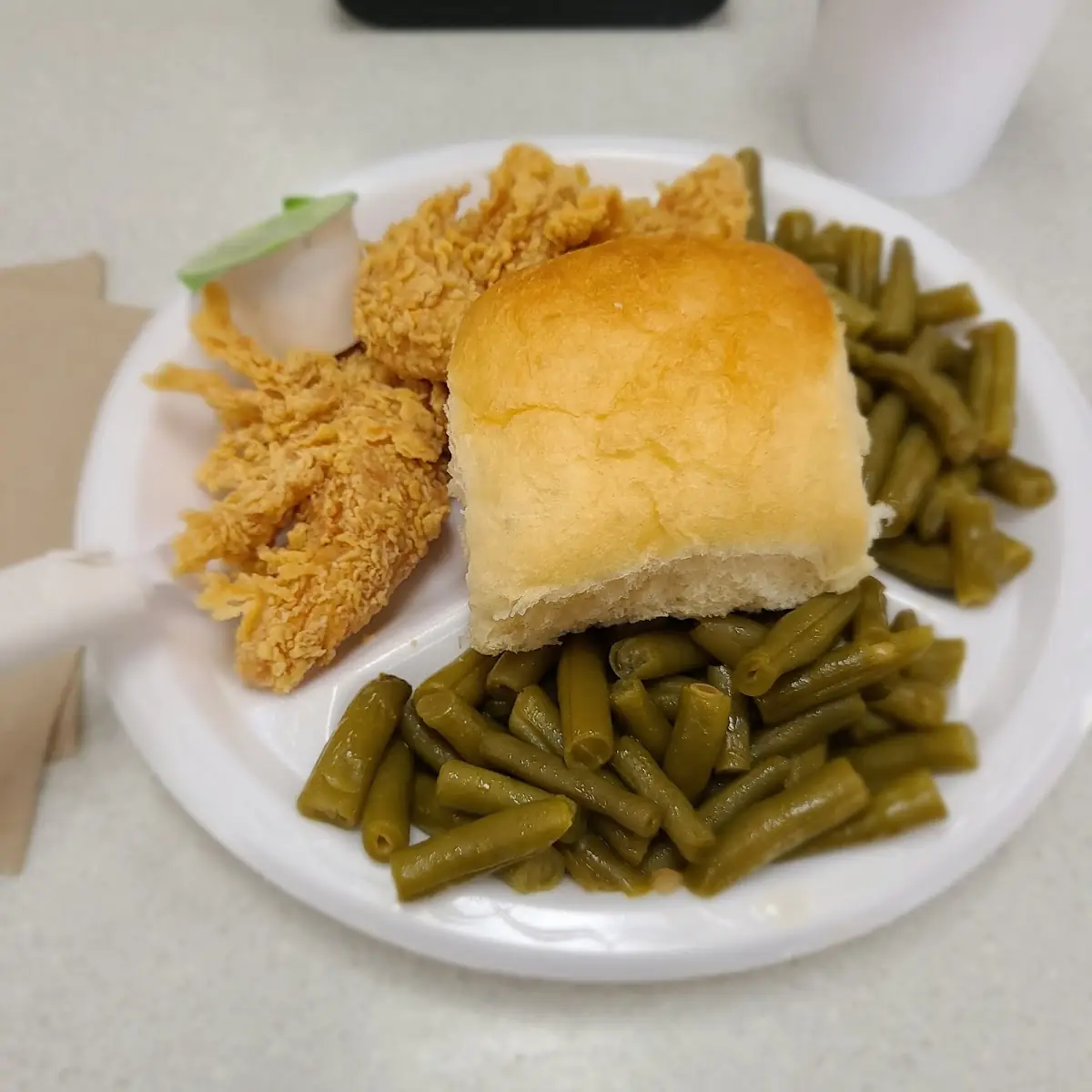Chicken Tenders with Green Beans