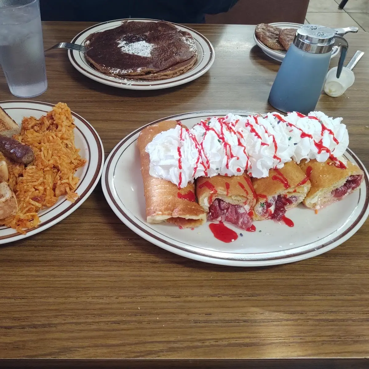 Strawberry Cheesecake Pancakes