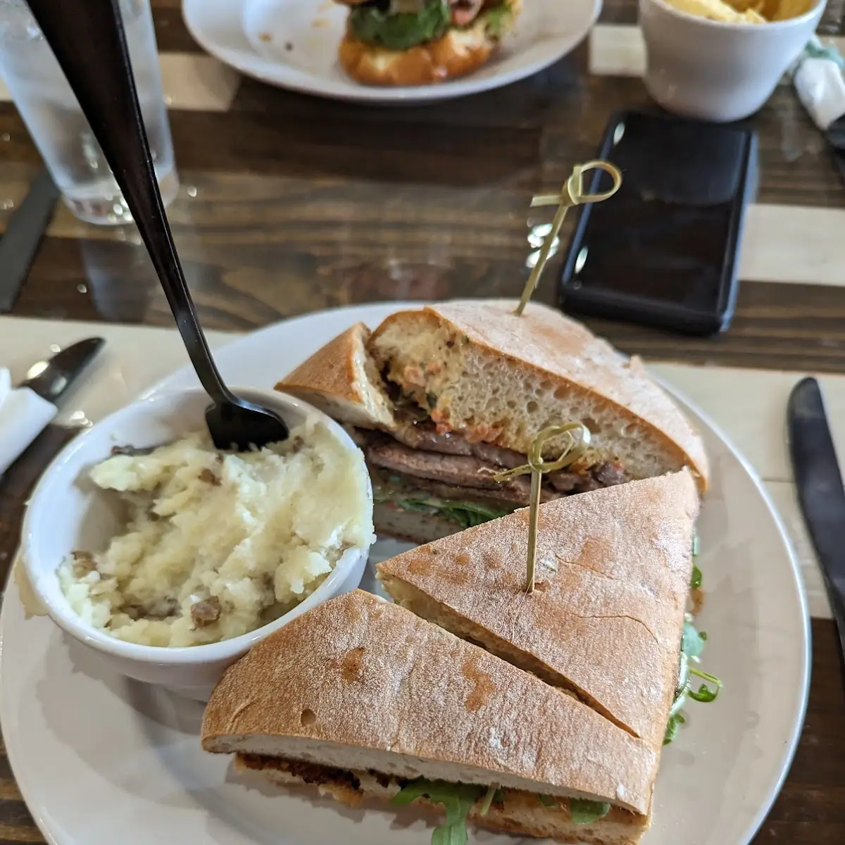 Smoked Beef Tri Tip Sandwich