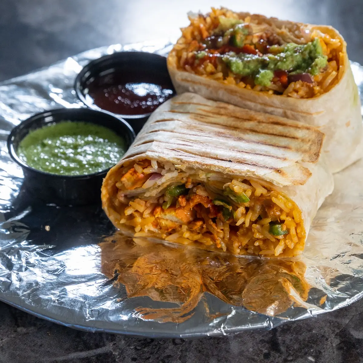 Chicken Biryani Wrap