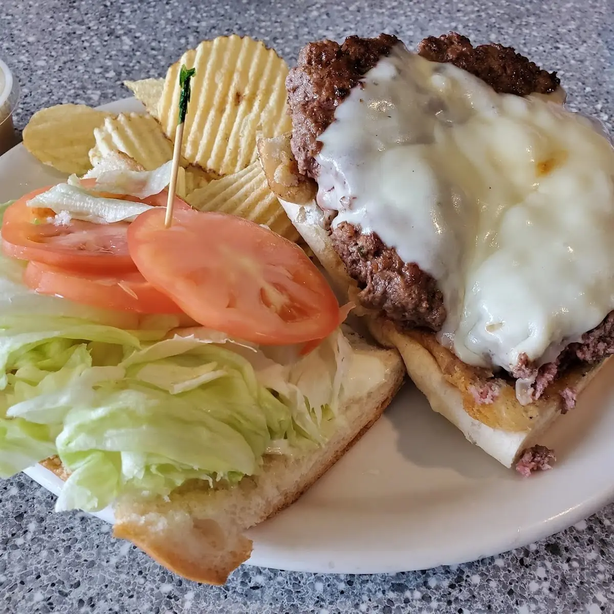 Swiss Mushroom Burger