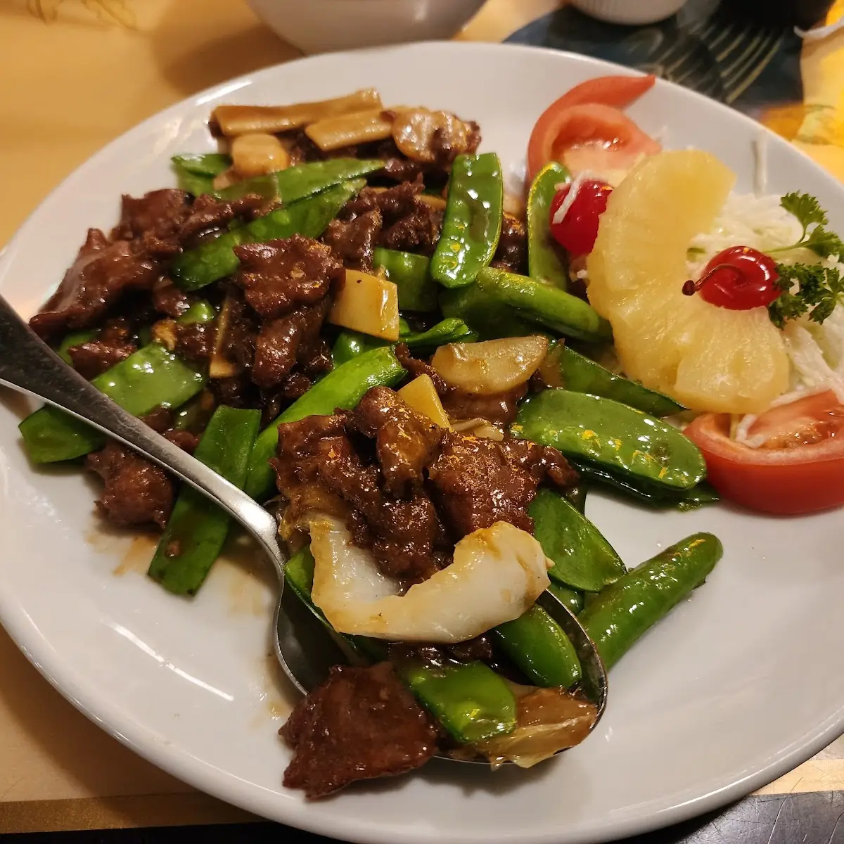 Beef with Snow Peas
