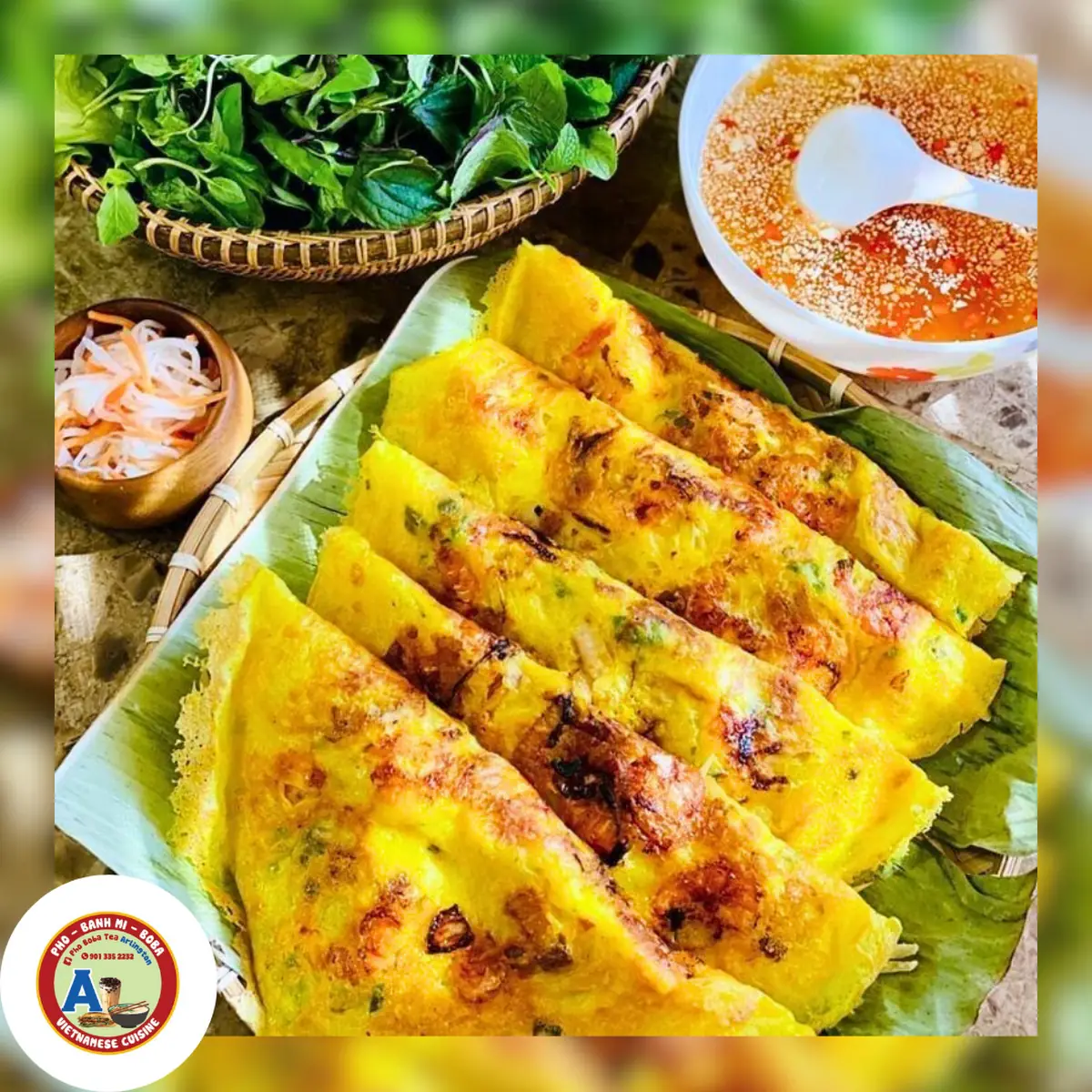 Sizzle Cake Banh Xeo