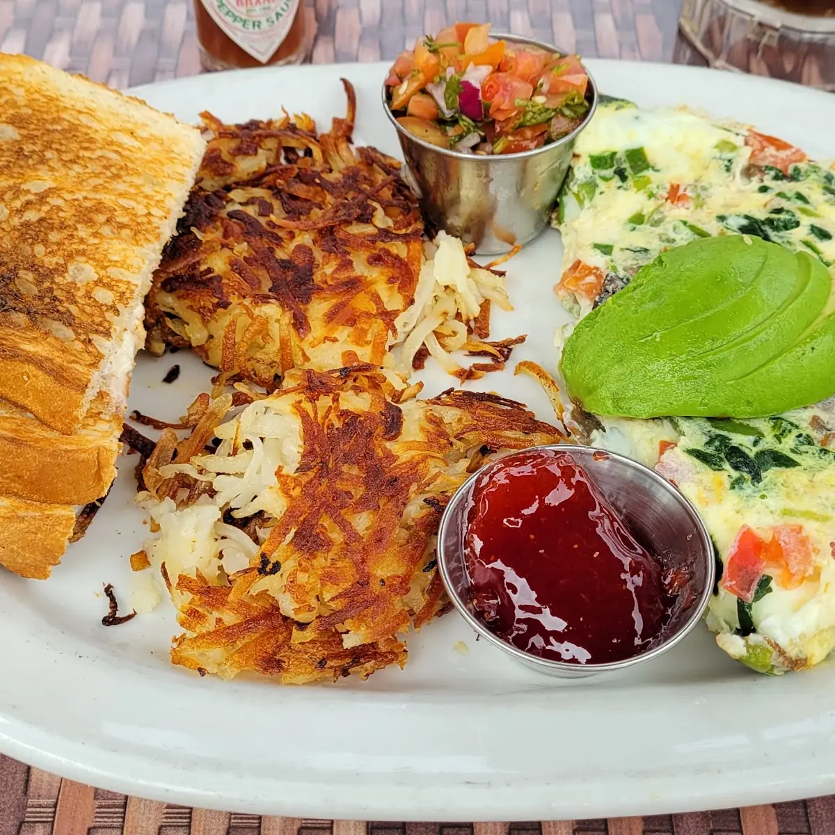 Veggie Egg White Omelette