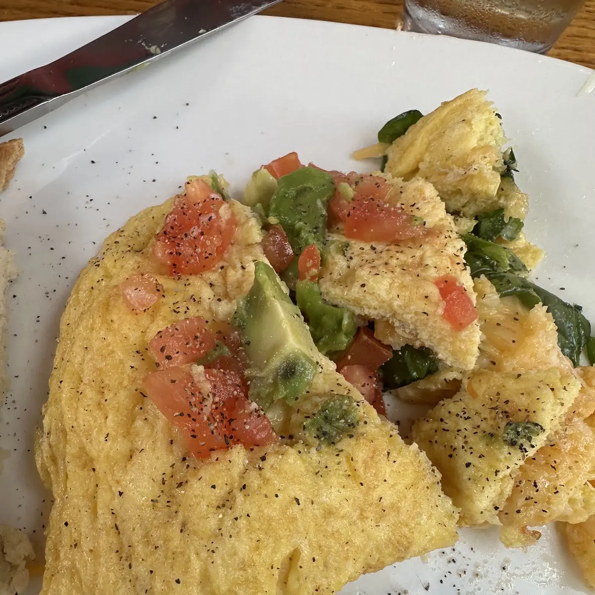 Spinach Omelette