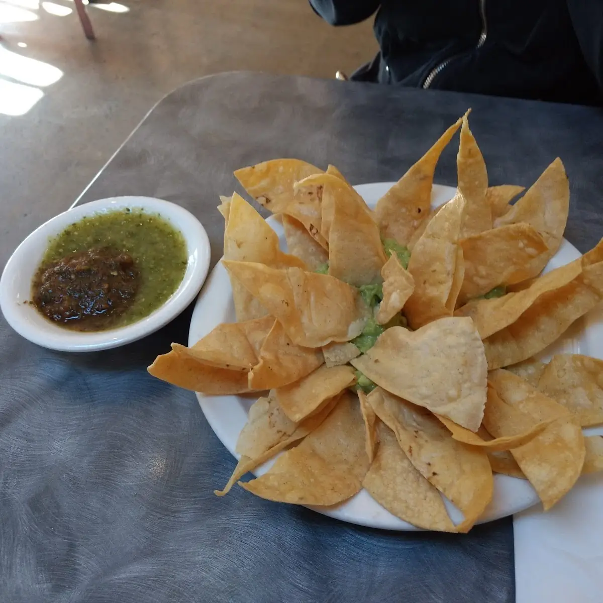 Chips and Salsa Verde