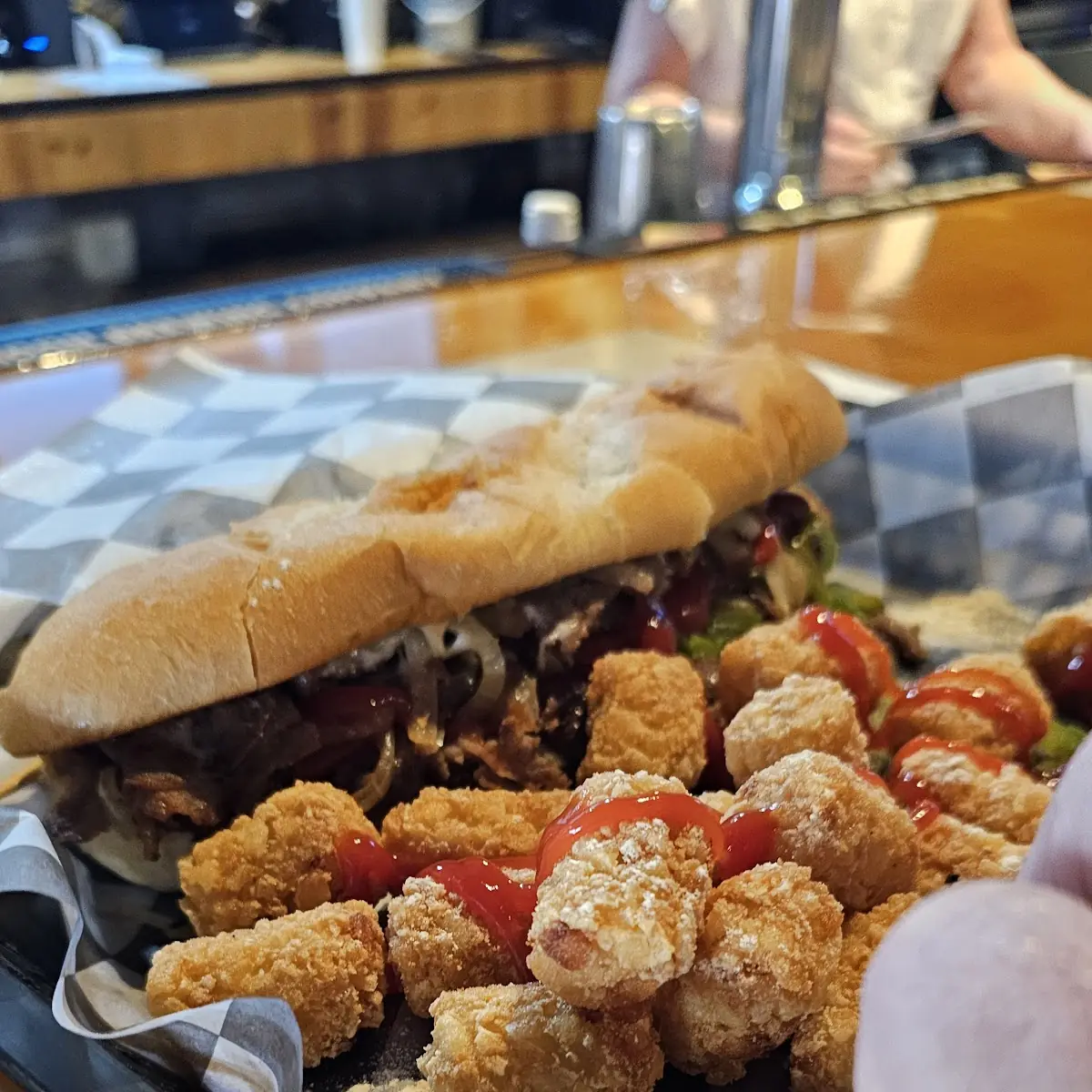 Special Philly Cheesesteak Sandwich