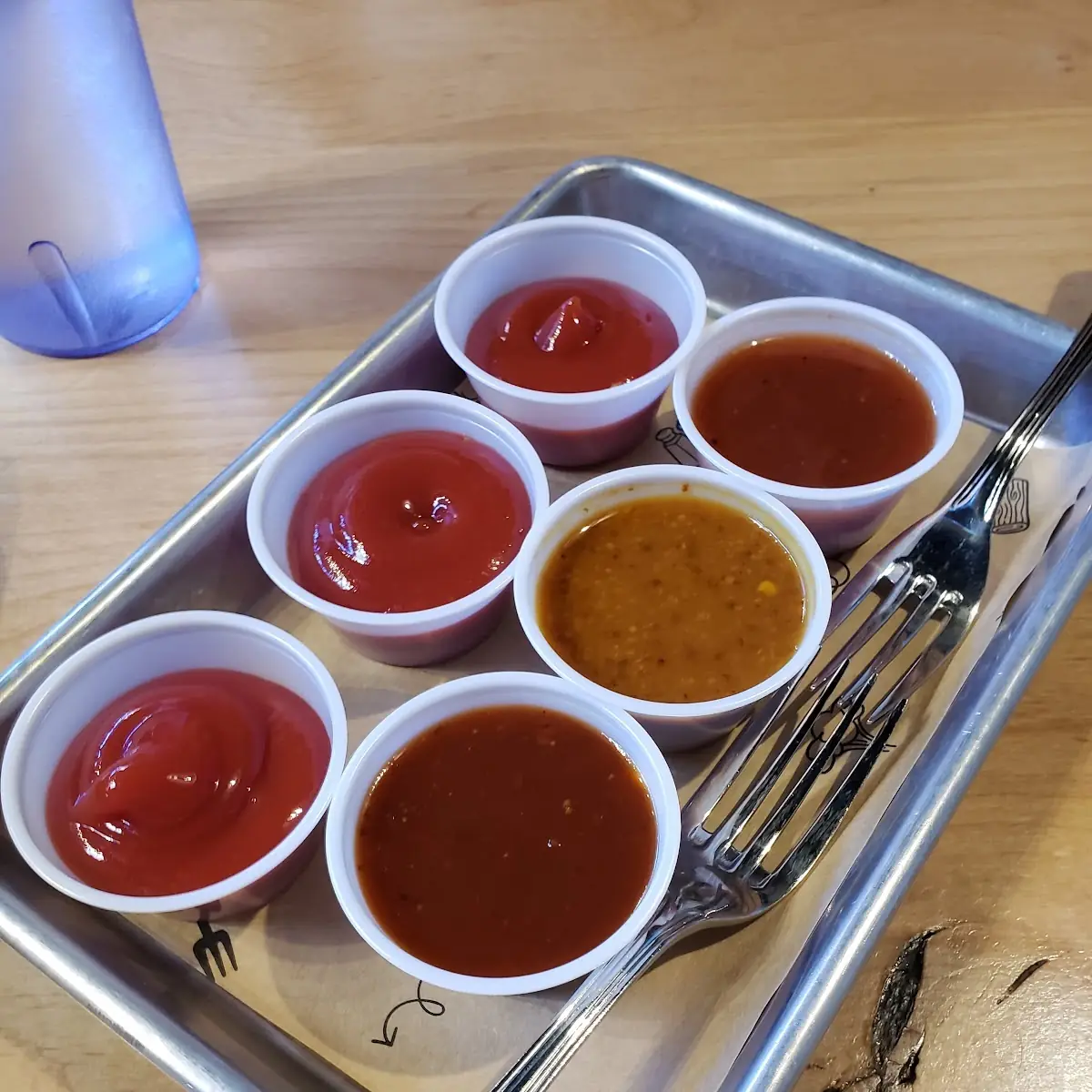 BBQ Sauce and Ketchup