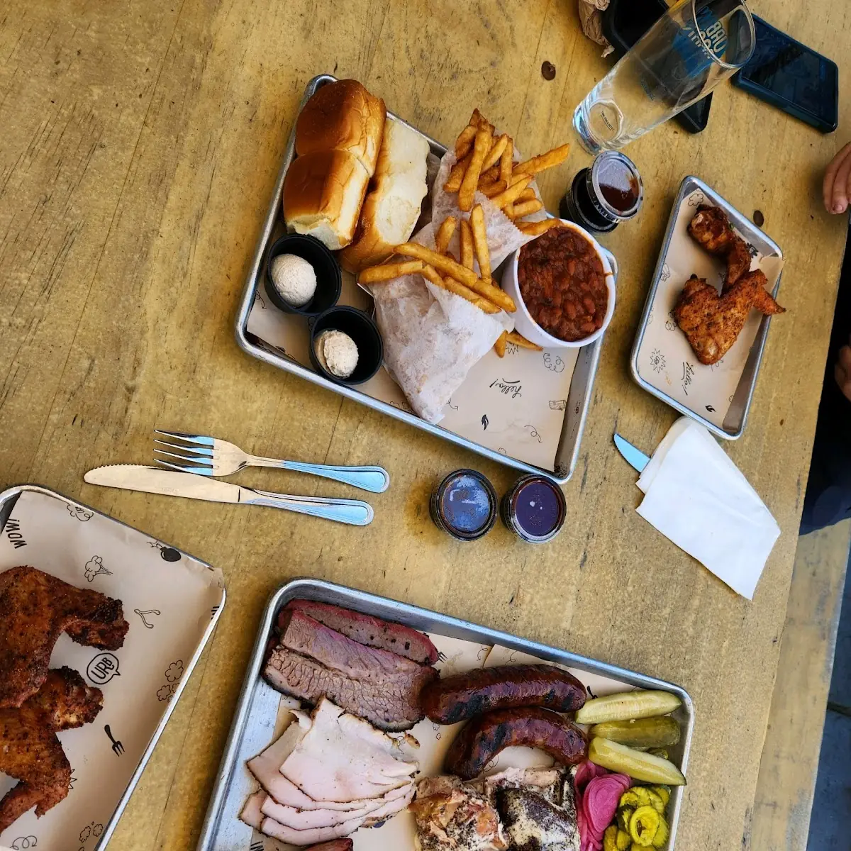 Beef Brisket Pork Ribs Pulled Pork
