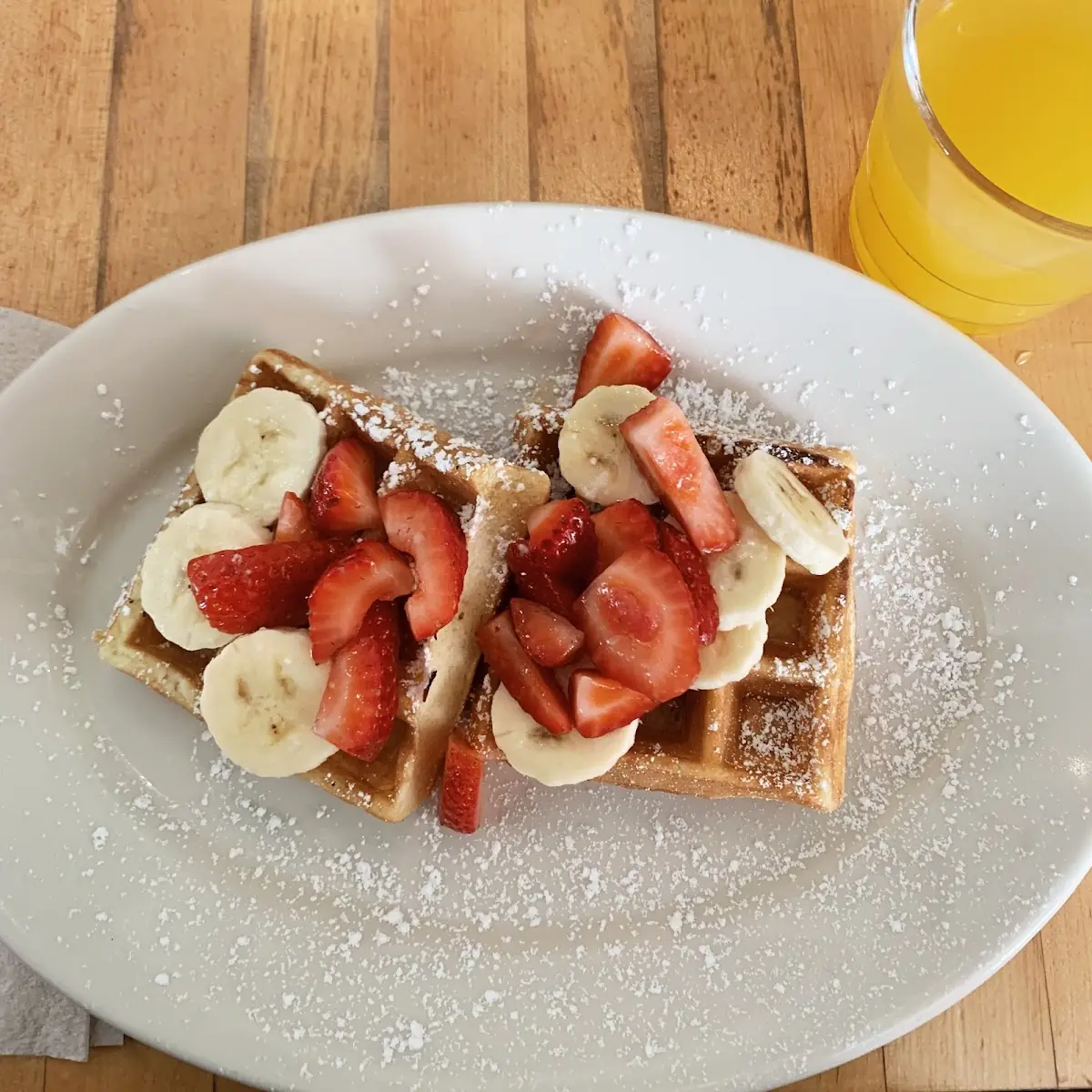 Strawberry Belgian Waffle