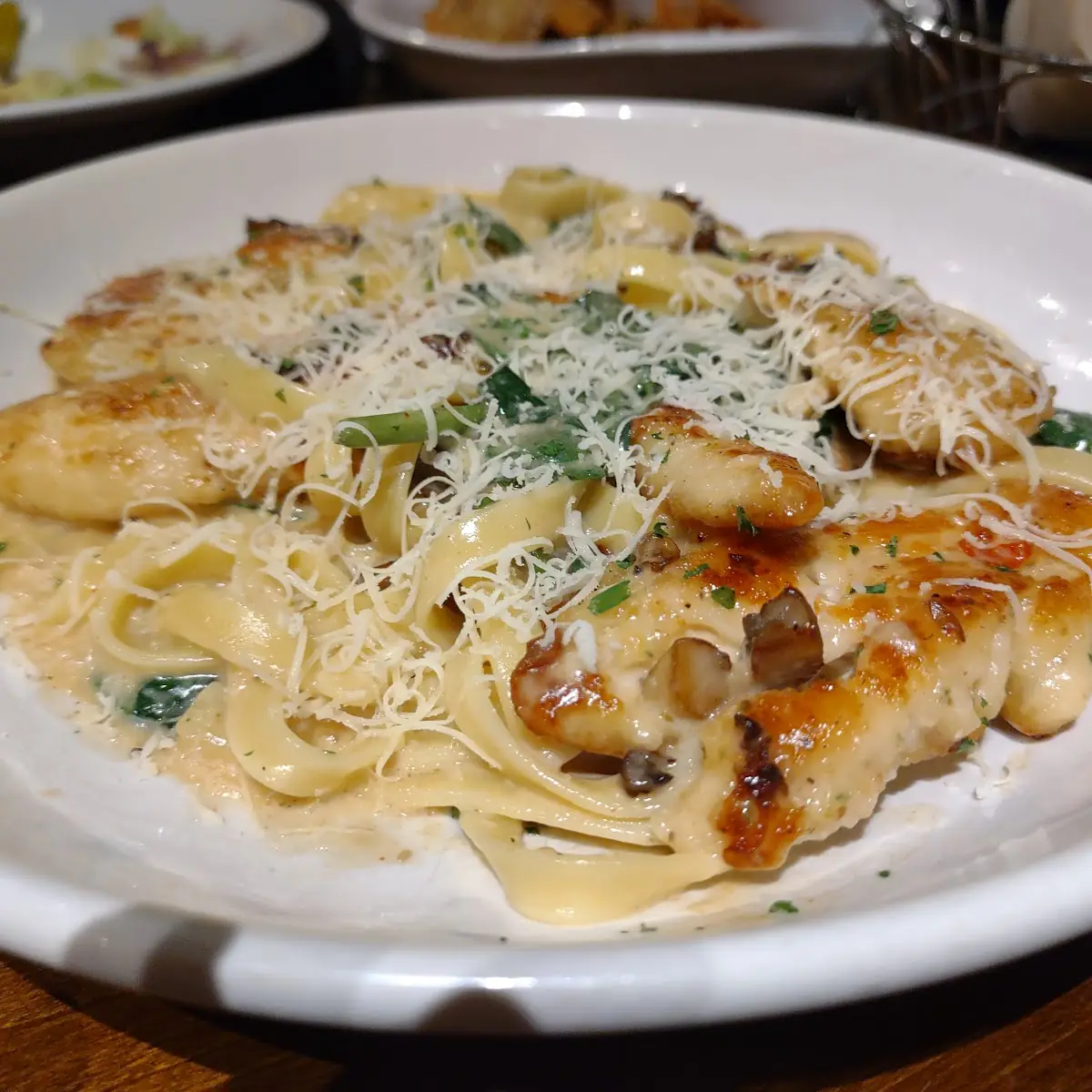 Chicken & Shrimp Carbonara