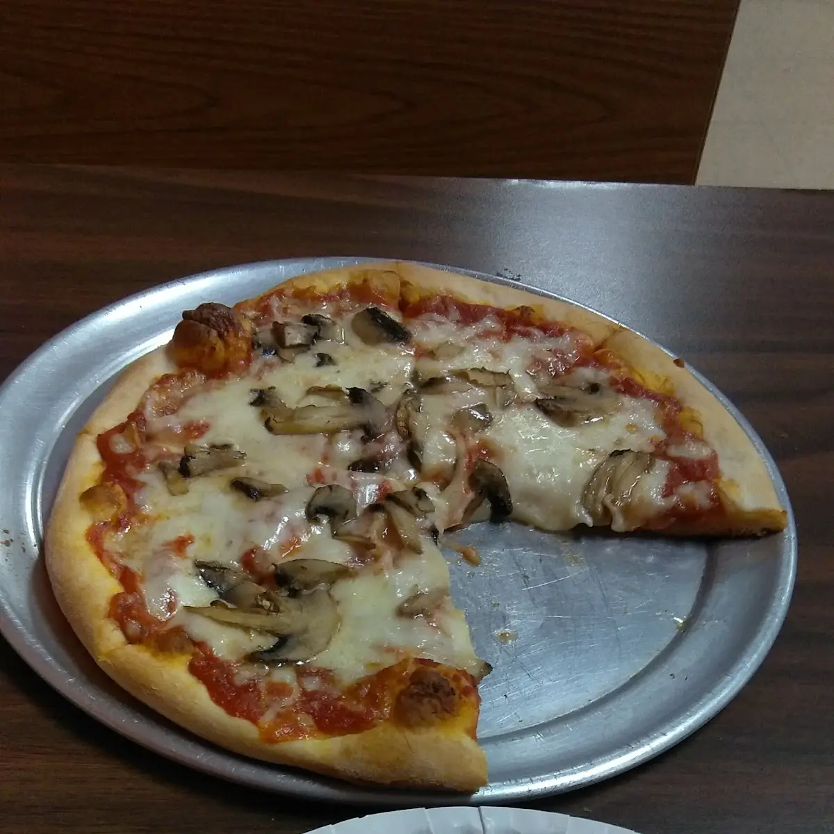 Personal Pan Mushroom Pizza