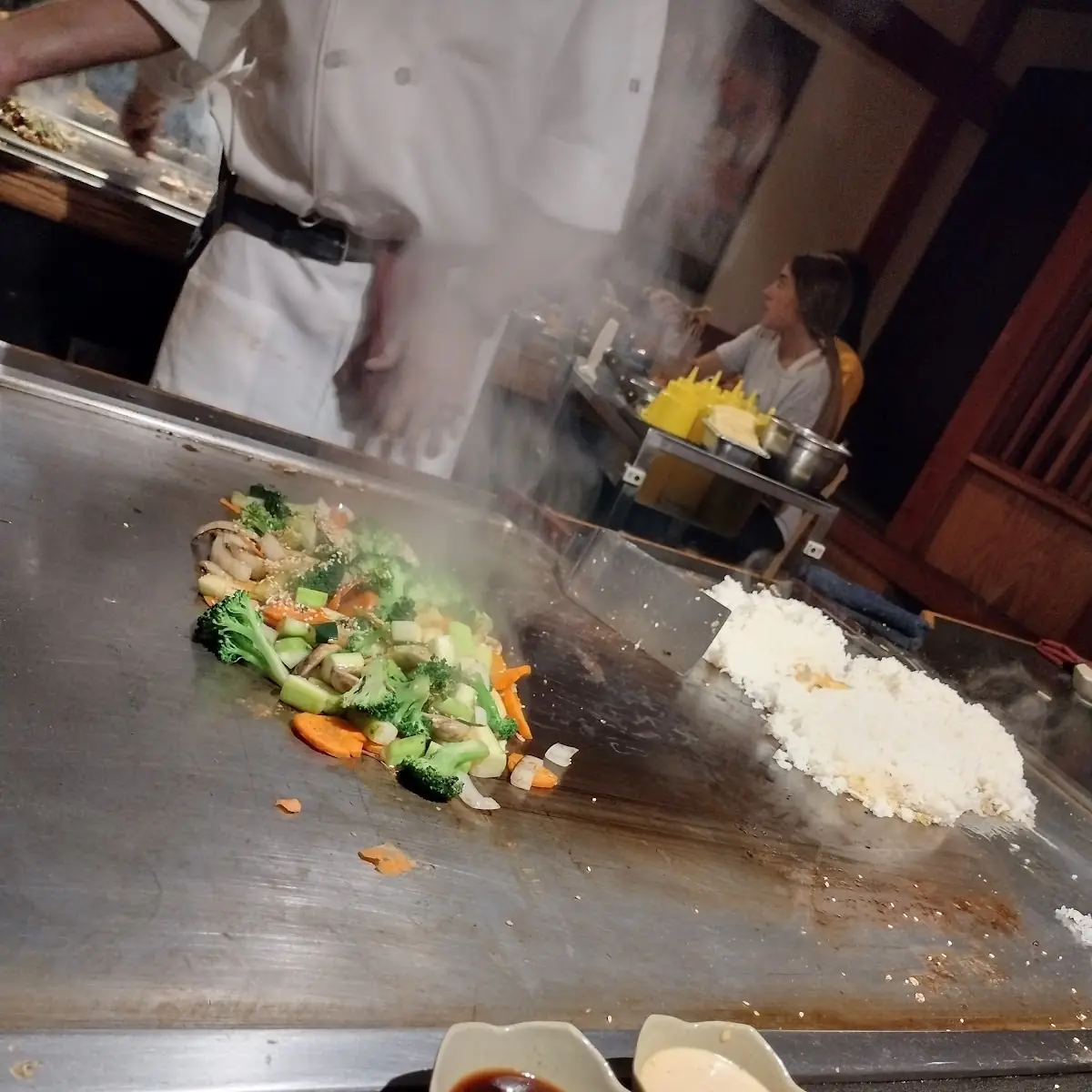 Hibachi Steak and Chicken with Fried Rice