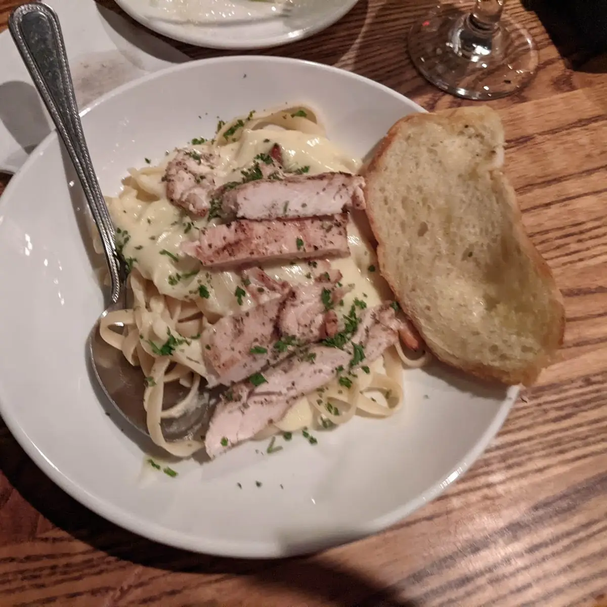 Fettuccine Alfredo with Chicken