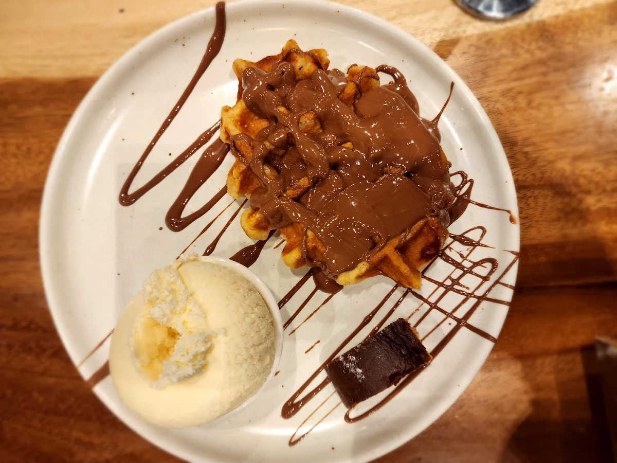 Belgian Waffle, Max Brenner - Parramatta