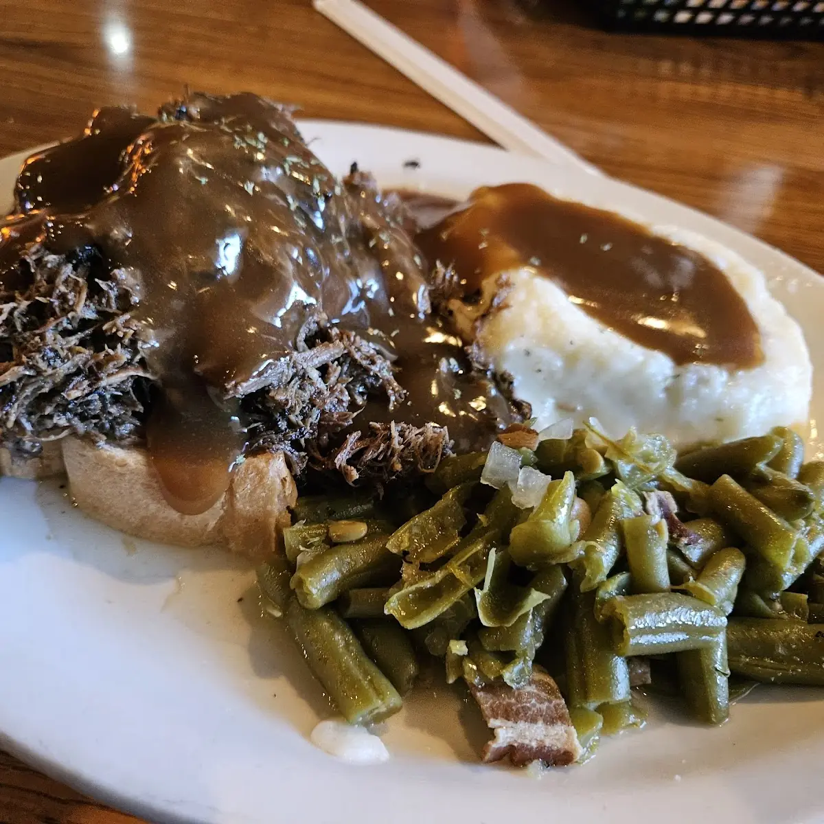 Open Faced Roast Beef Sandwich Wednesday Special