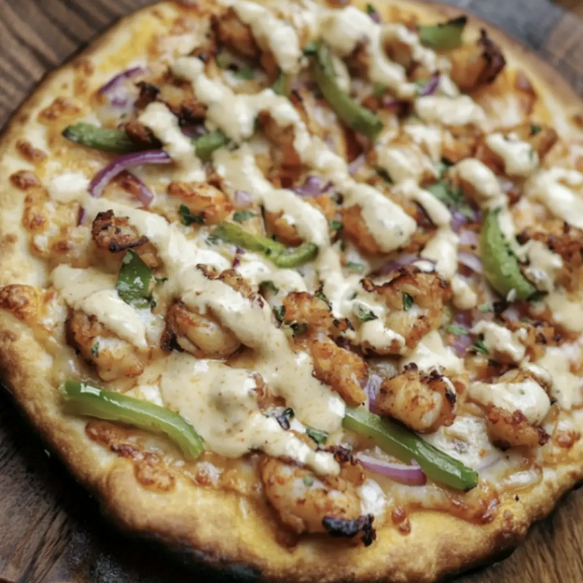 Chicken Bacon Ranch Pizza