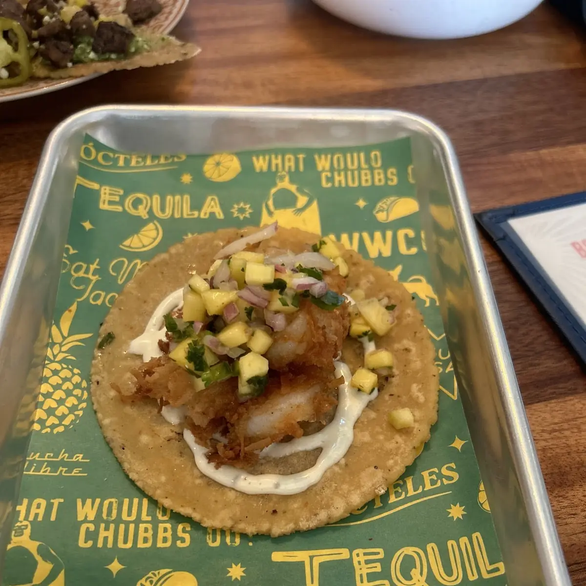 Coconut Shrimp Taco