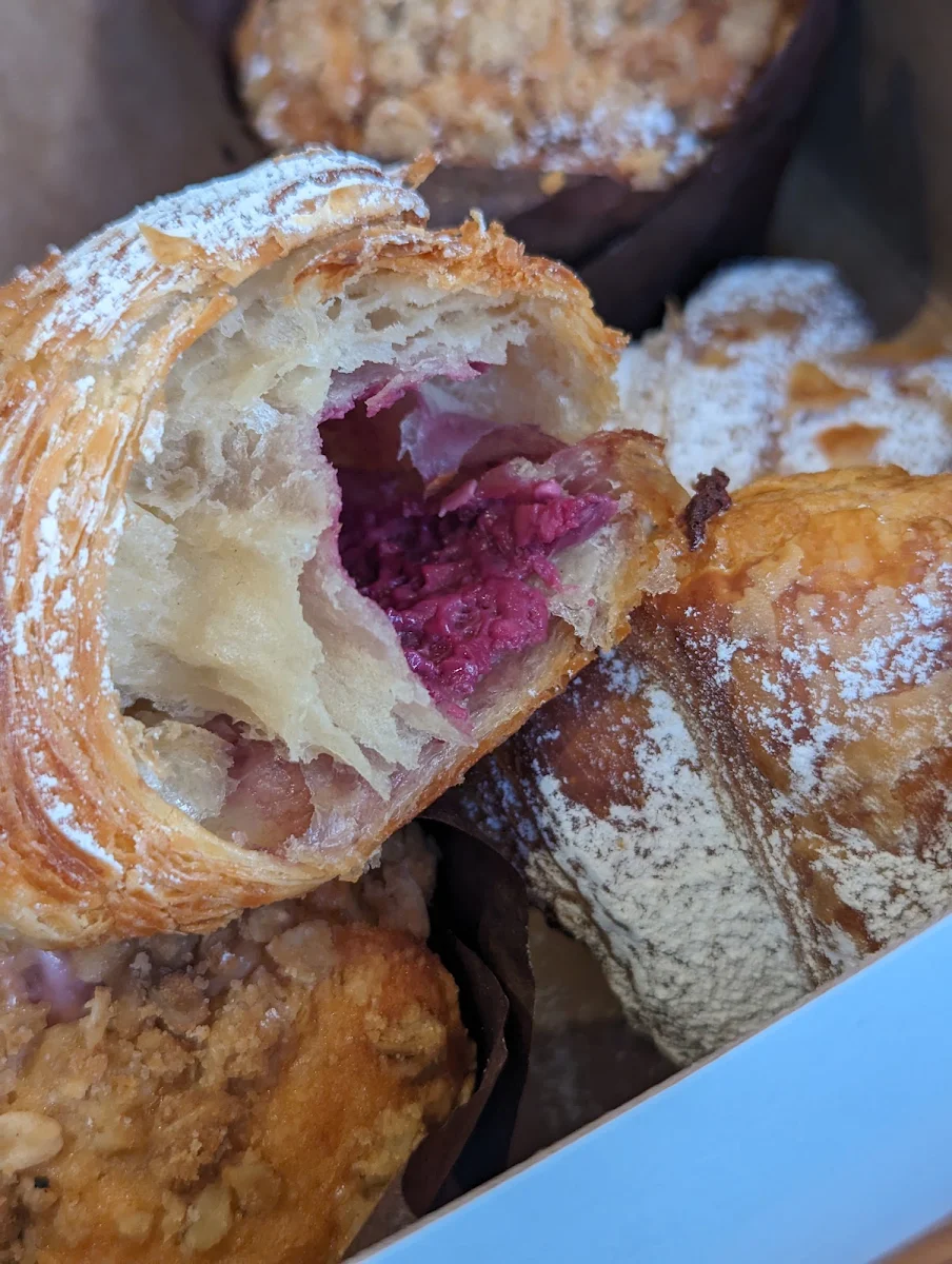 Raspberry Croissant