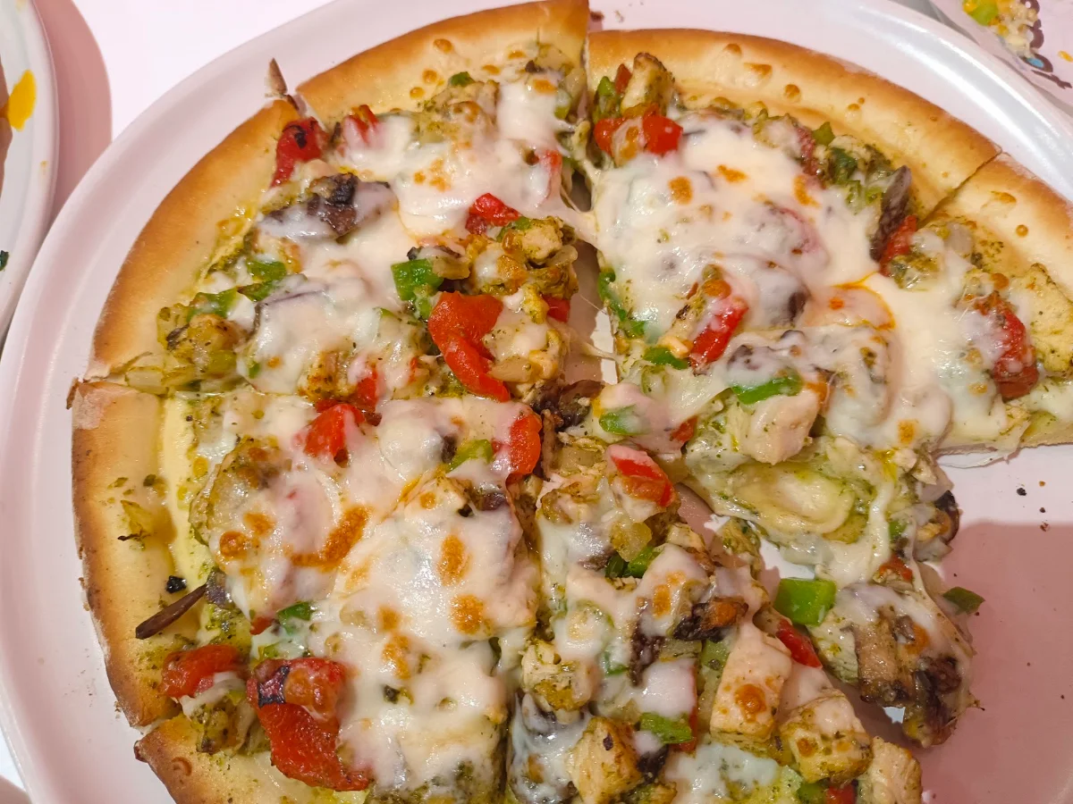 Pesto Chicken Pizza