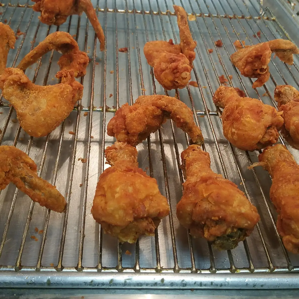 Fryed Chicken Legs and Wings