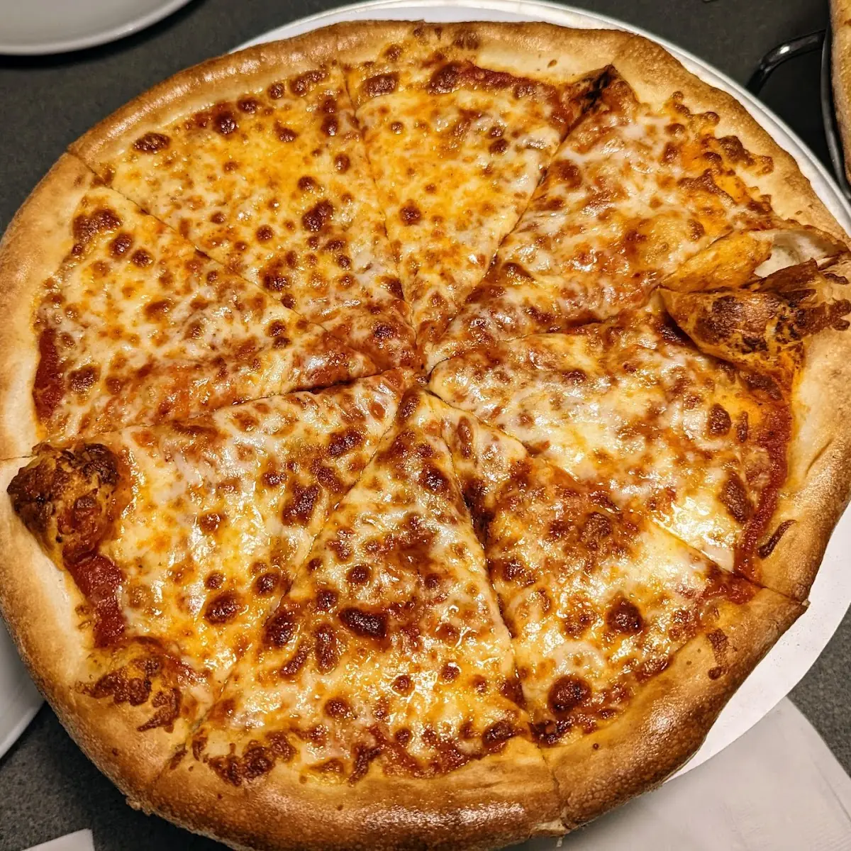 Cheese Pizza Well Done