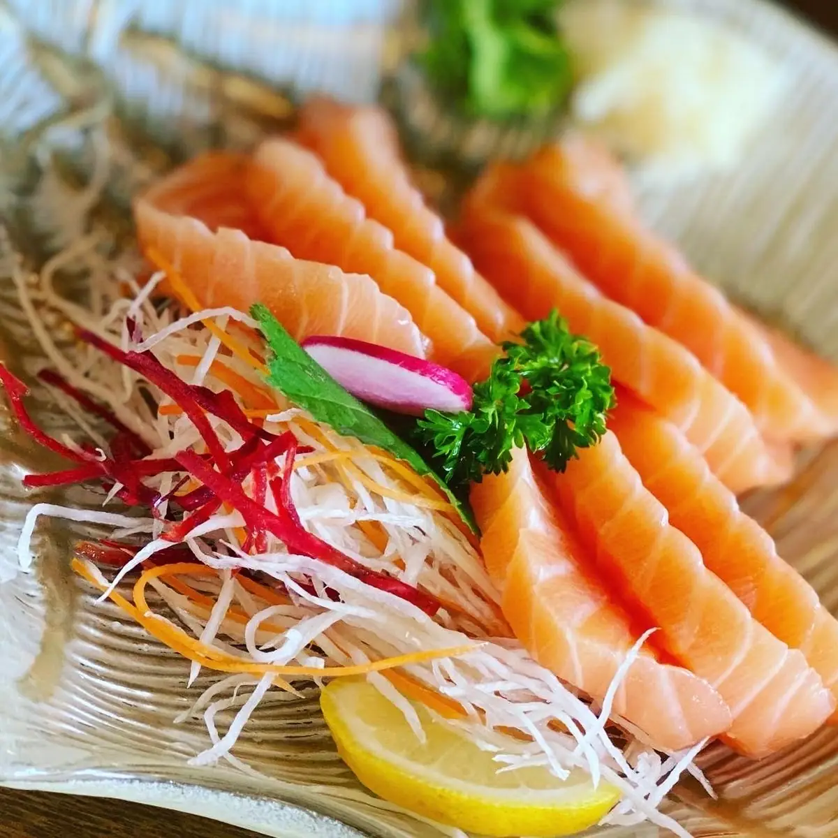 Sockeye Salmon Sashimi Combo, Kojan Sushi & Korean Food