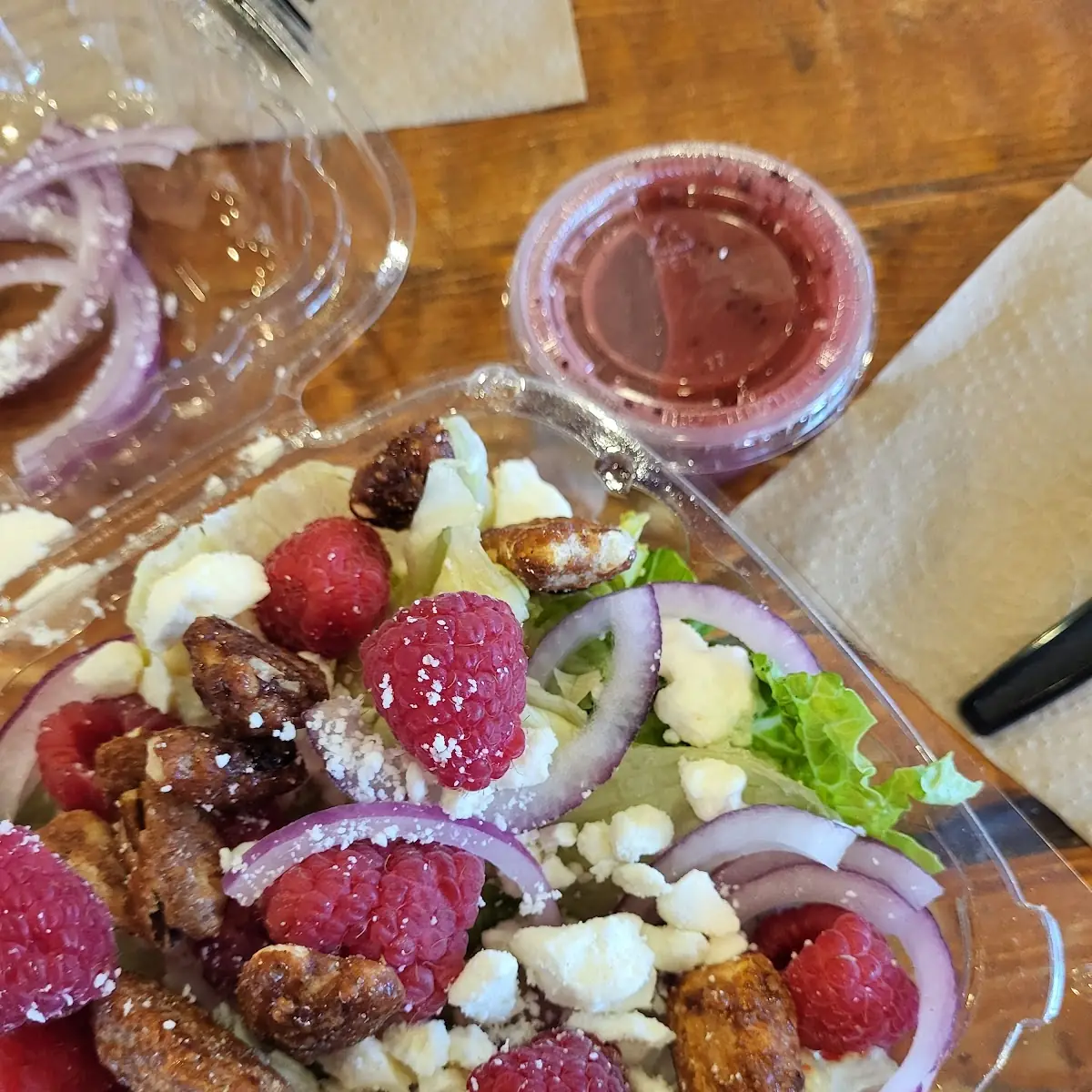 Raspberry Pecan Salad