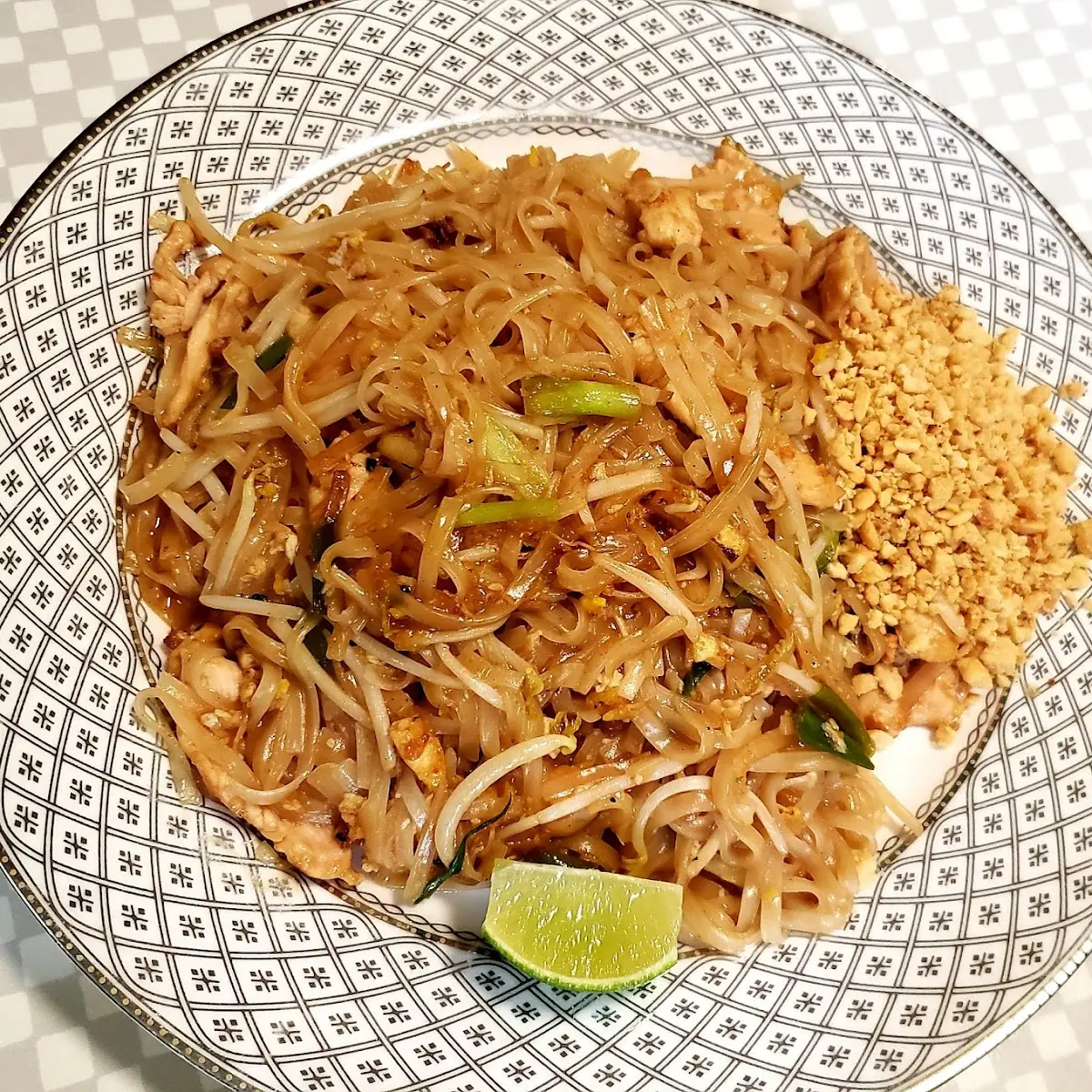 Pad Thai Chicken with Glass Noodles