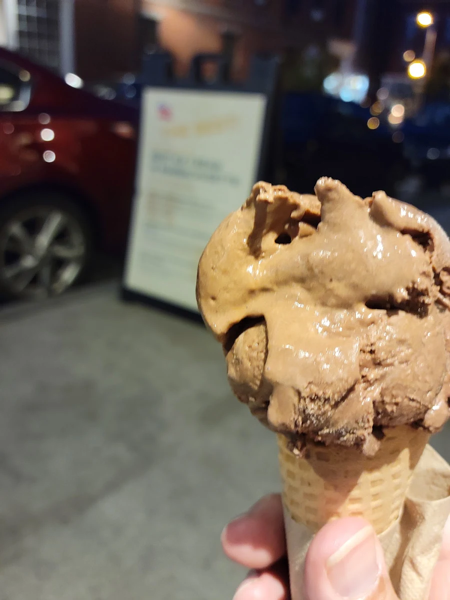 Dirty Chocolate Ice Cream Cone